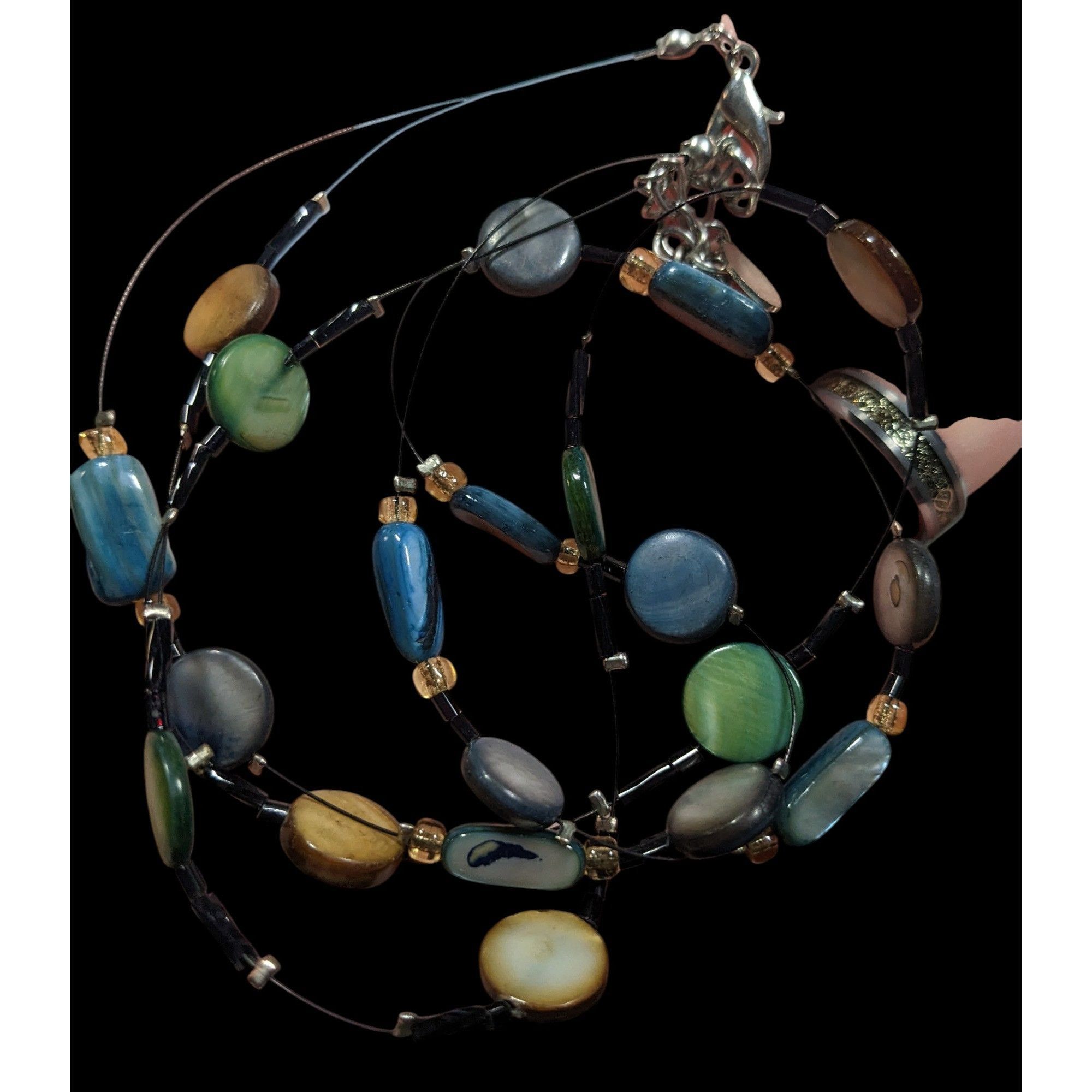Other Mermaidcore Layered Rainbow Shell Beaded Station Necklace Size ONE SIZE - 5 Thumbnail