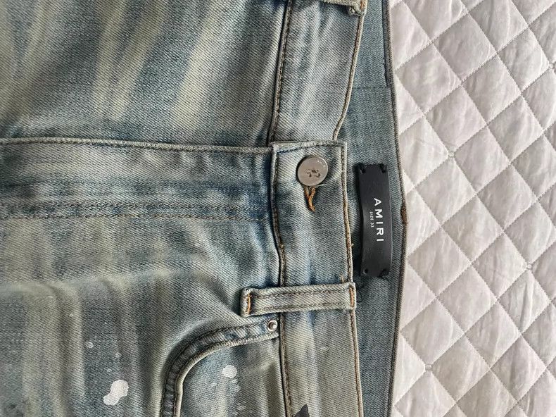 Amiri Amiri Blue Diamond Baseplate jeans Size US 33 - 2 Thumbnail