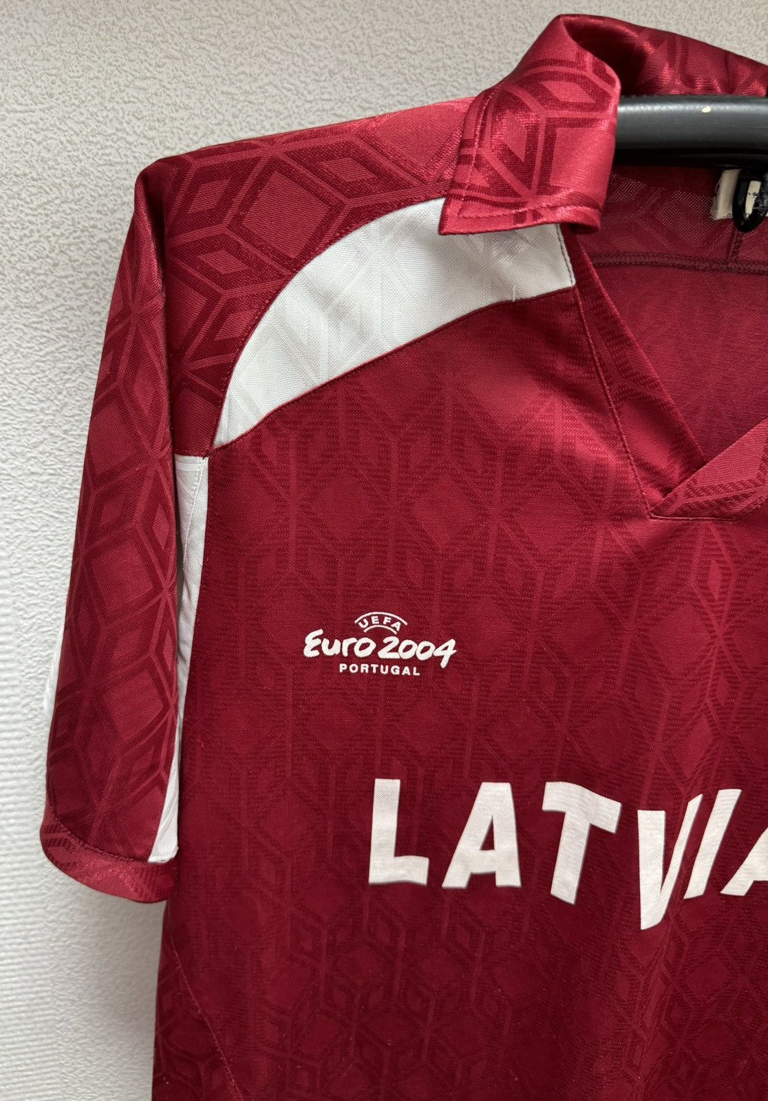Vintage Euro 2004 Latvia official jersey Xl sz Size US XL / EU 56 / 4 - 7 Thumbnail