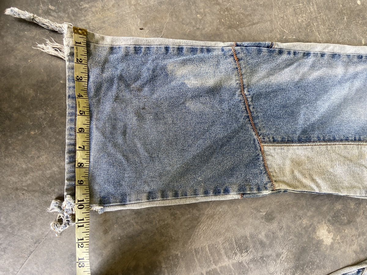 Hysteric Glamour × Japanese Brand Baggy Patchwork Denim Kapital Inspired Size US 35 - 12 Thumbnail