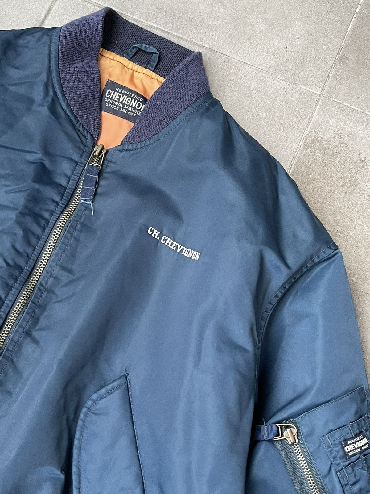 Chevignon VIntage Chevignon MA1 Military Navy Bomber Jacket Size US M / EU 48-50 / 2 - 12 Thumbnail