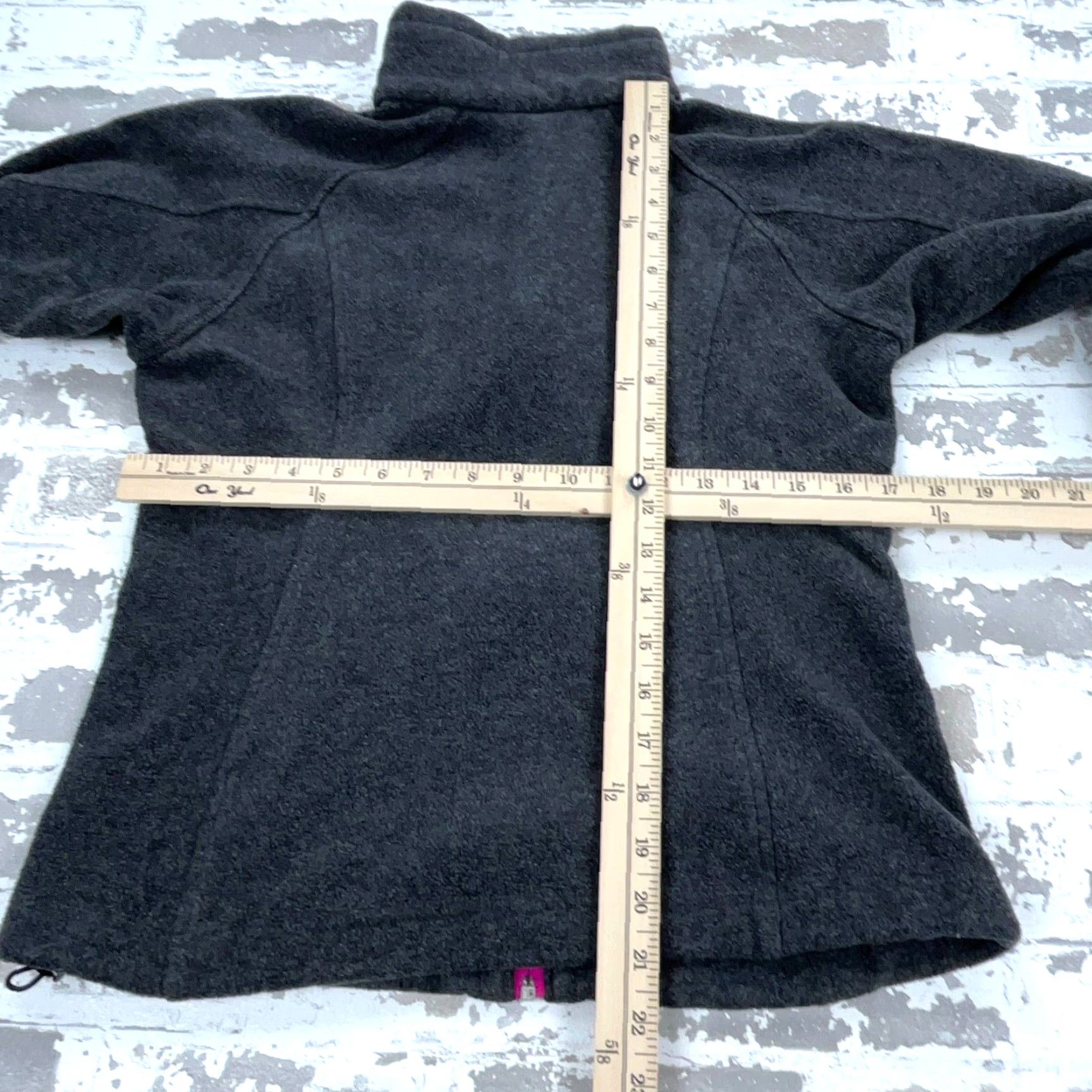 Pinko Columbia Jacket Women Small Gray Pink Fleece Benton Springs Full Zip A63 VINTAGE HEART? Size S / US 4 / IT 40 - 6 Thumbnail