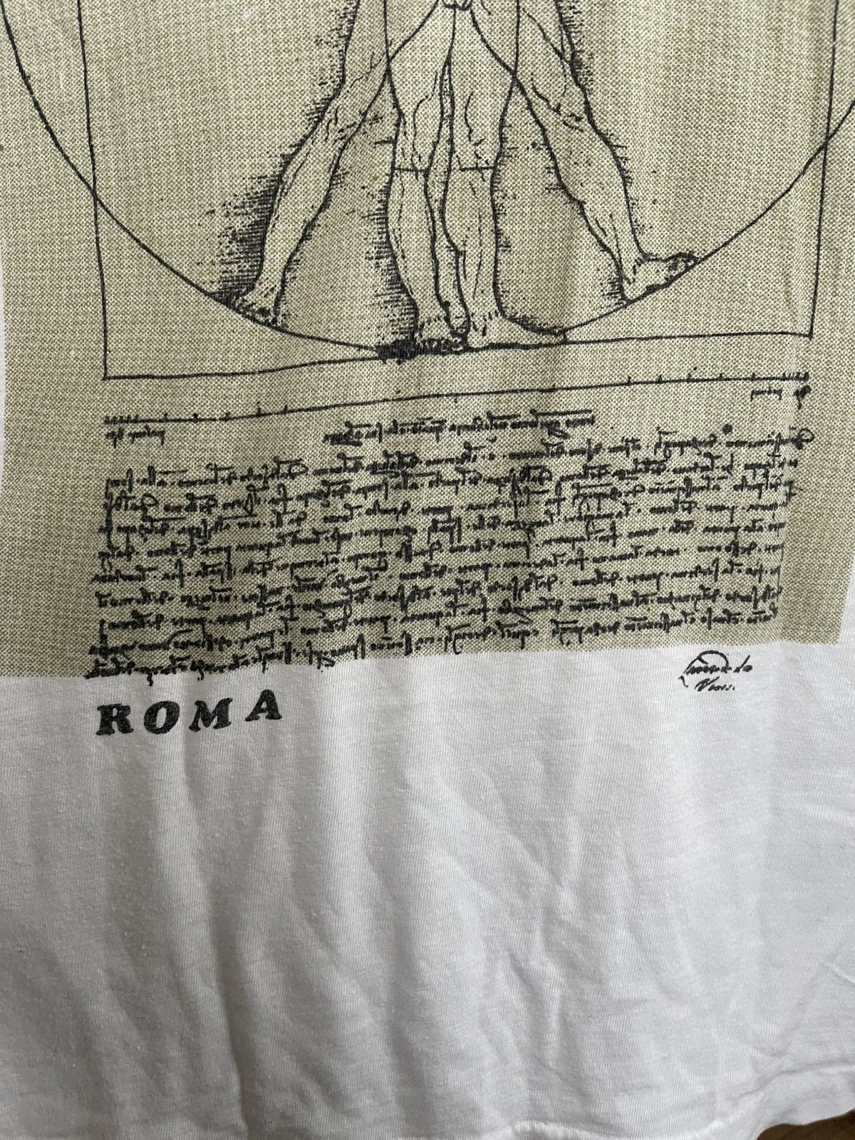 Other Leonardo Da Vinci Art Vintage T-Shirt Tee 90s Size US L / EU 52-54 / 3 - 7 Thumbnail