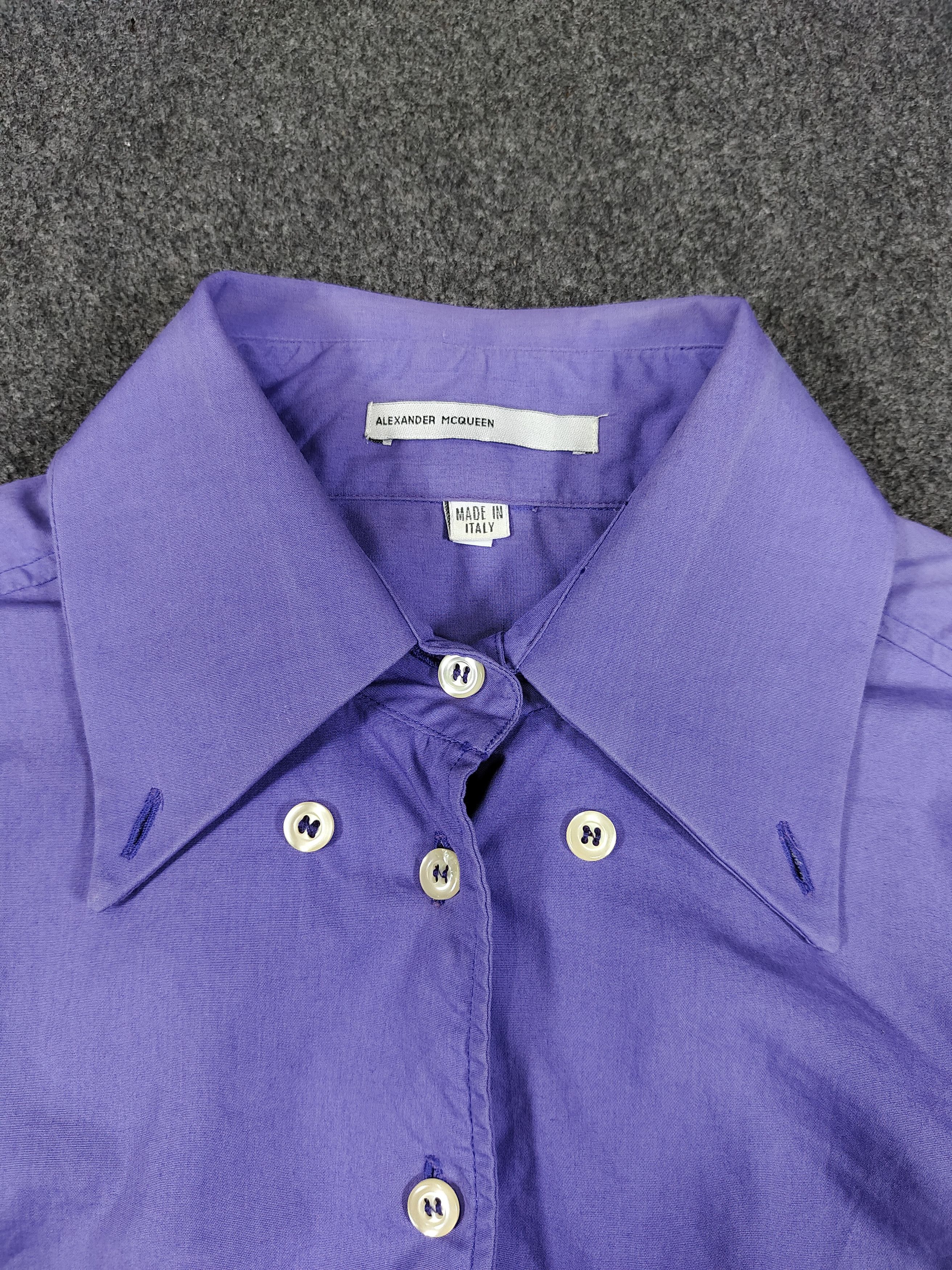 Alexander McQueen ARCHIVED- 90s Alexander McQueen 3D Shaped Bustel Shirt Size M / US 6-8 / IT 42-44 - 10 Thumbnail