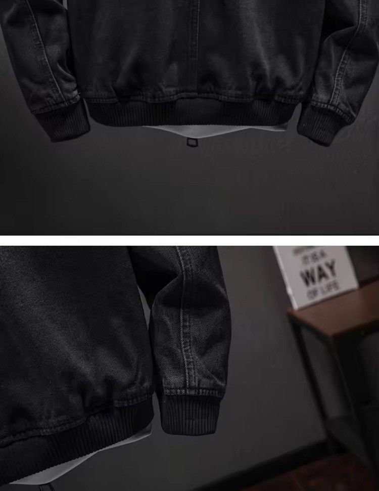Japanese Brand Stand Collar Zipper Denim Jacket Size US L / EU 52-54 / 3 - 6 Thumbnail