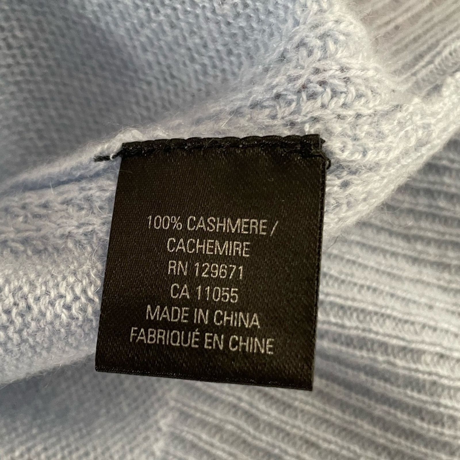 360Cashmere V-neck Cashmere Sweater in Ice Blue from 360 Cashmere Size XS / US 0-2 / IT 36-38 - 6 Thumbnail