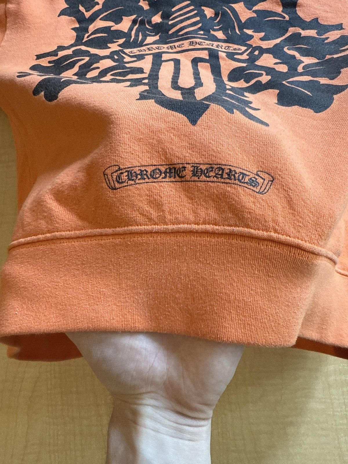 Chrome Hearts Orange Chrome Hearts Vines Dagger Hoodie Size US M / EU 48-50 / 2 - 11 Thumbnail