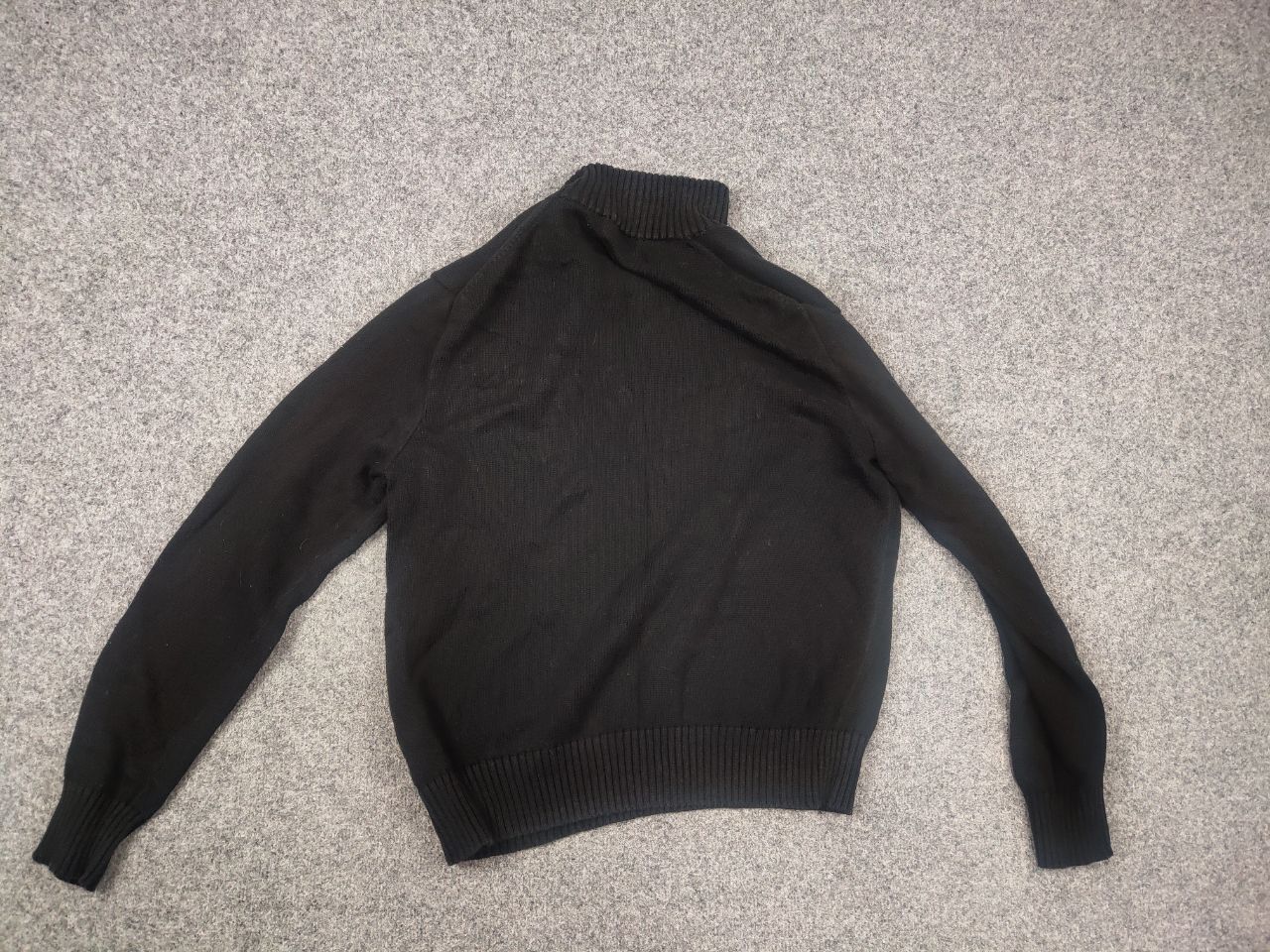 Polo Ralph Lauren Vintage Polo Ralph Lauren Black Cotton Knit Sweater Button Size US L / EU 52-54 / 3 - 8 Thumbnail