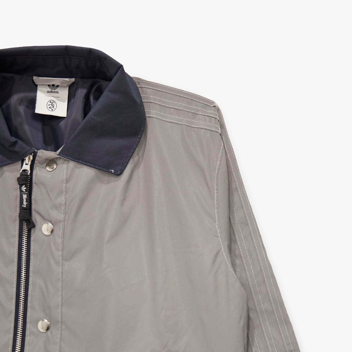 Adidas Adidas Originals X Blondey Coach Jacket Reflective Silver Size US L / EU 52-54 / 3 - 5 Thumbnail