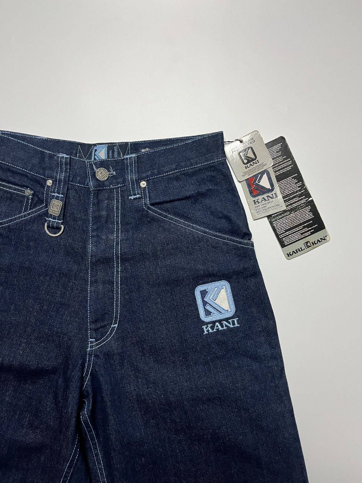 Karl Kani Karl kani Y2k Raw Rinsed Denim Jorts Size US 28 / EU 44 - 4 Thumbnail
