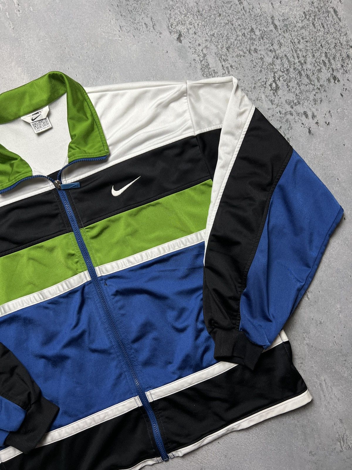 Nike 🇺🇸 Nike Vintage Zipper Jacket central swoosh logo y2k 90s Size US L / EU 52-54 / 3 - 4 Thumbnail