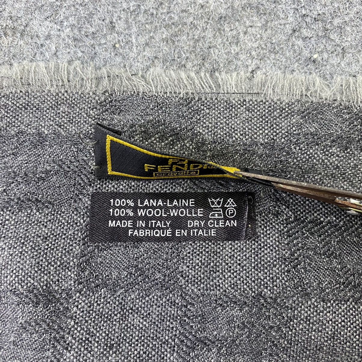 Fendi × Vintage Fendi FF Monogram Scarf / Muffler / Neckwear - T1395 Size ONE SIZE - 7 Thumbnail