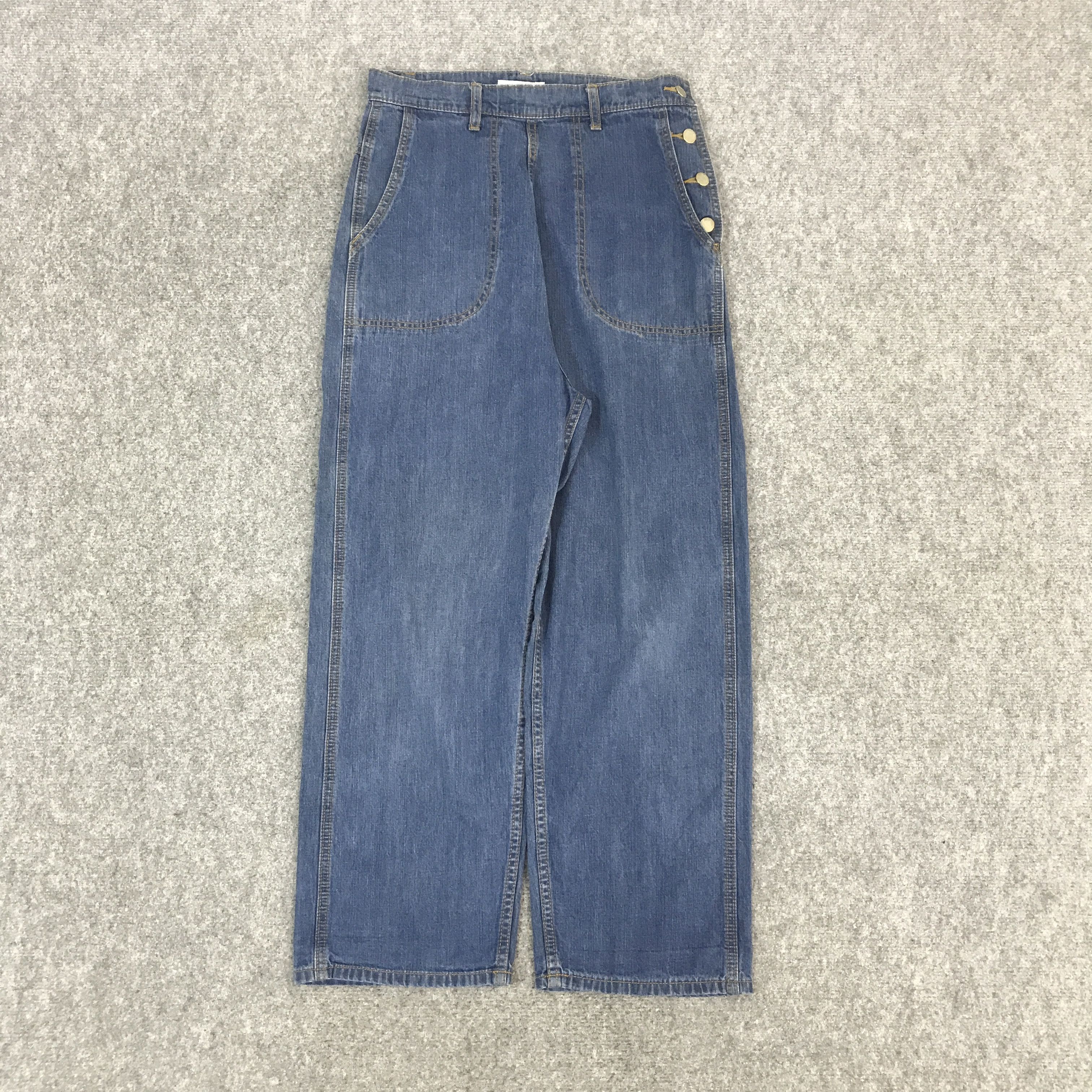 Ne-Net NE-NET BY ISSEY MIYAKE BAGGY JEANS DENIM Size US 28 / EU 44 - 1 Thumbnail
