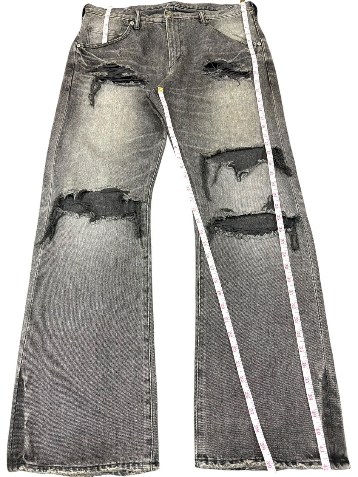 Japanese Brand Vintage Japanese Brand Rusty Wash Distressed Flare Jeans Size US 34 / EU 50 - 14 Thumbnail