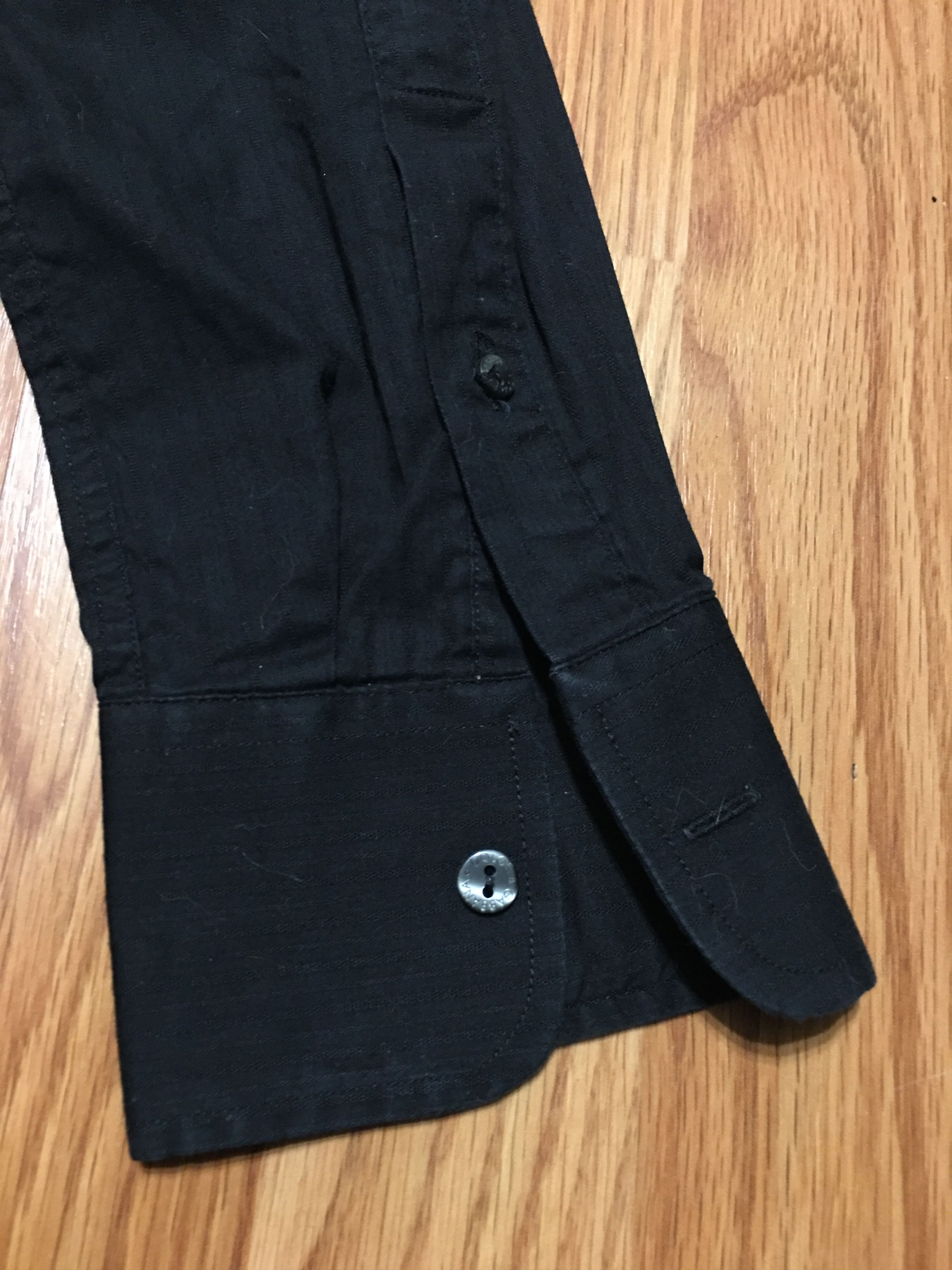 Dolce & Gabbana Dolce & Gabbana Gold Shirt Mens Black Stripe Size 16/41 Size US M / EU 48-50 / 2 - 8 Thumbnail