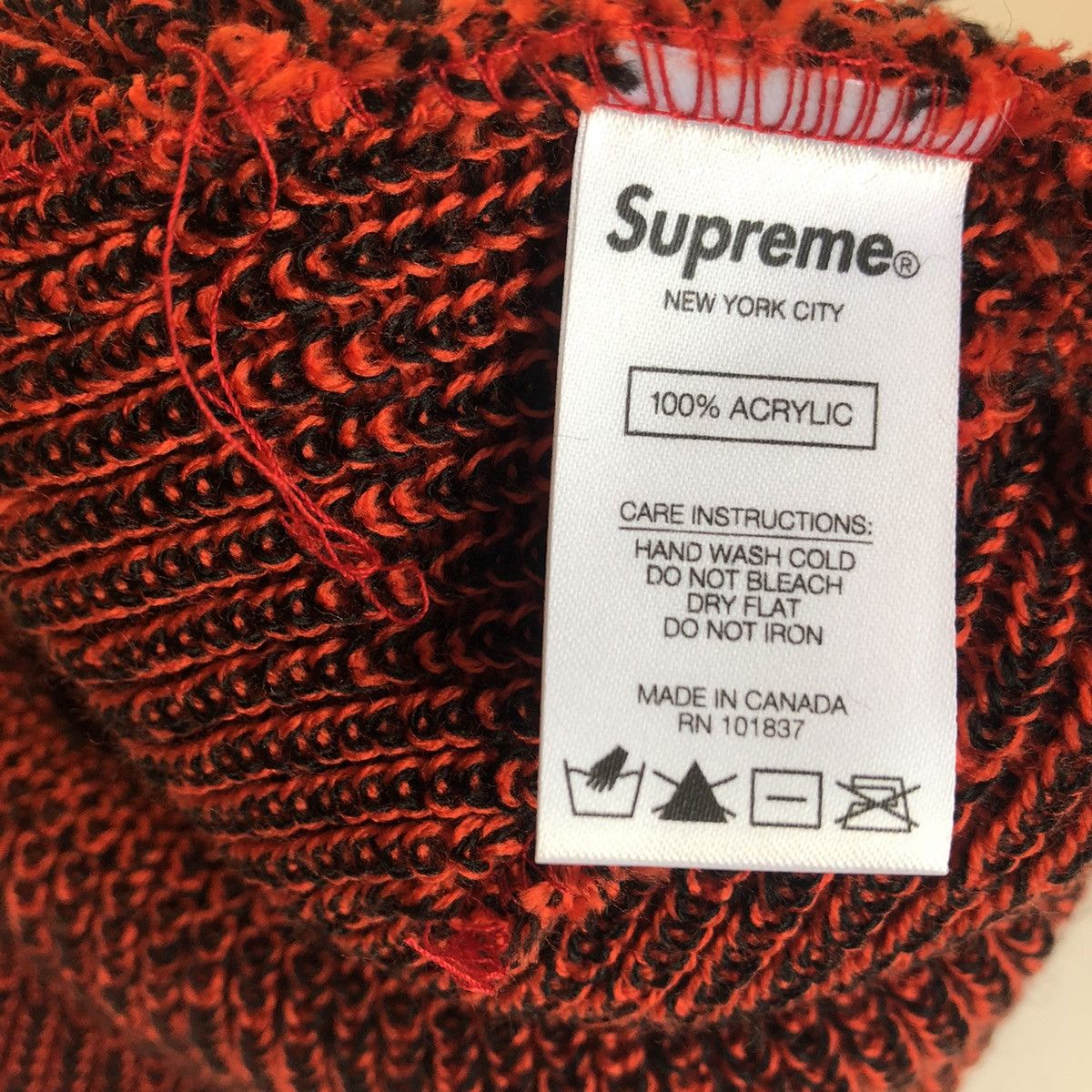 Supreme Supreme 🔥 Rare Twisted Loose Gauge Beanie Size ONE SIZE - 4 Thumbnail