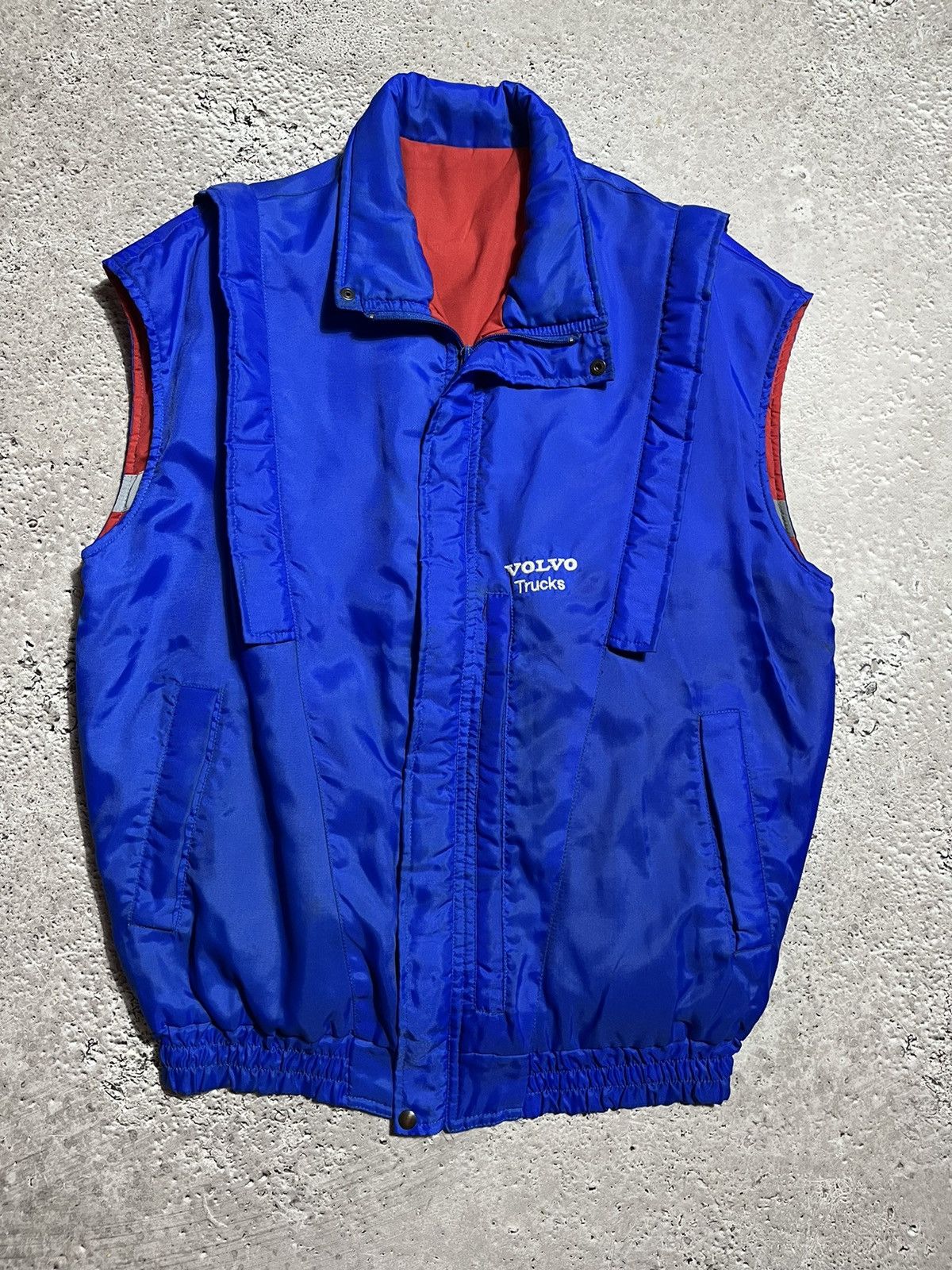 Vintage Vintage 90s Volvo Trucks Racing Jacket / Vest Size US XL / EU 56 / 4 - 11 Thumbnail