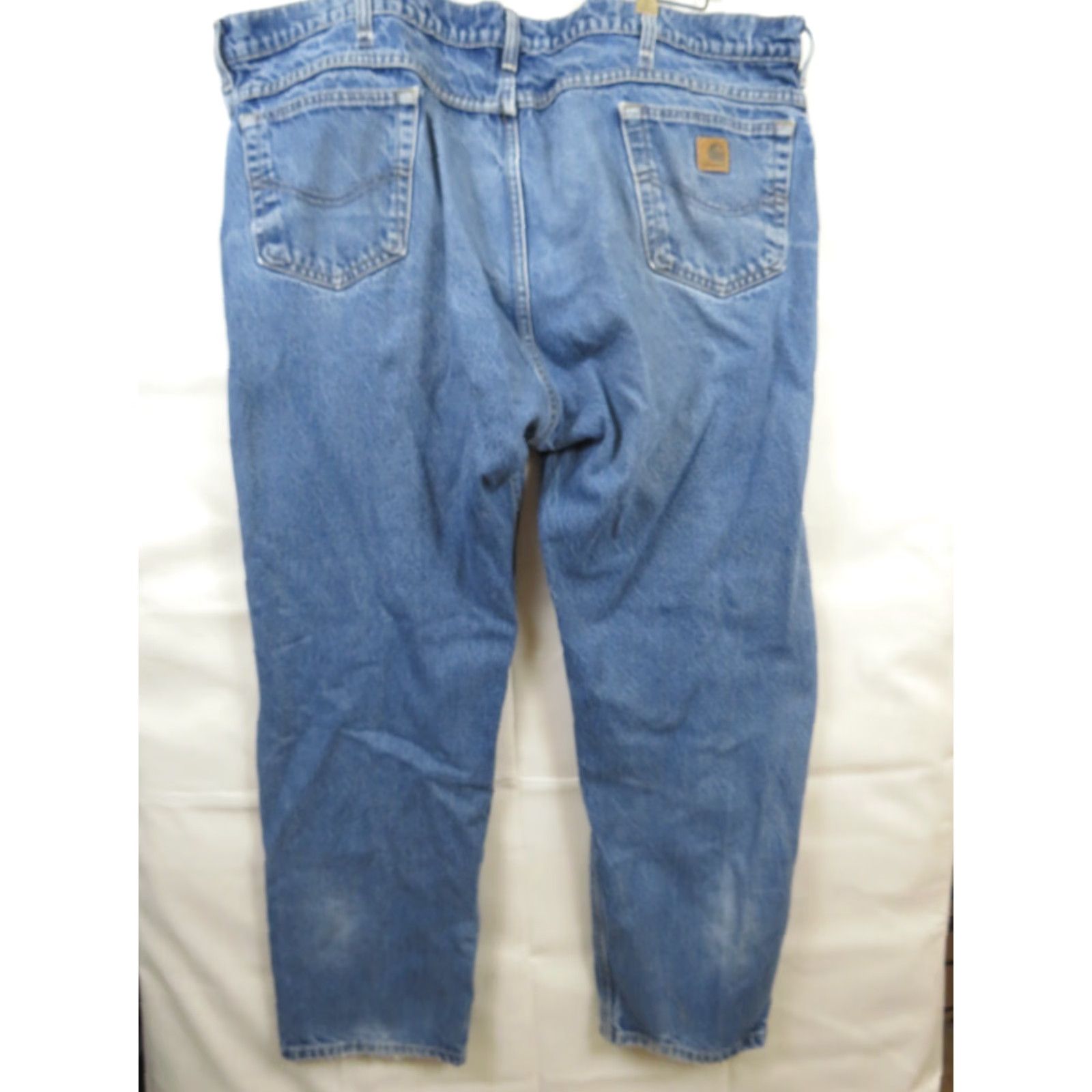 Carhartt Carhartt Jeans Relaxed Fit 44X30 Pants Blue Mens Regular Inseam 30 USA Union Made Distressed Tapered 44 Blue Jeans Size US 44 / EU 60 - 7 Thumbnail