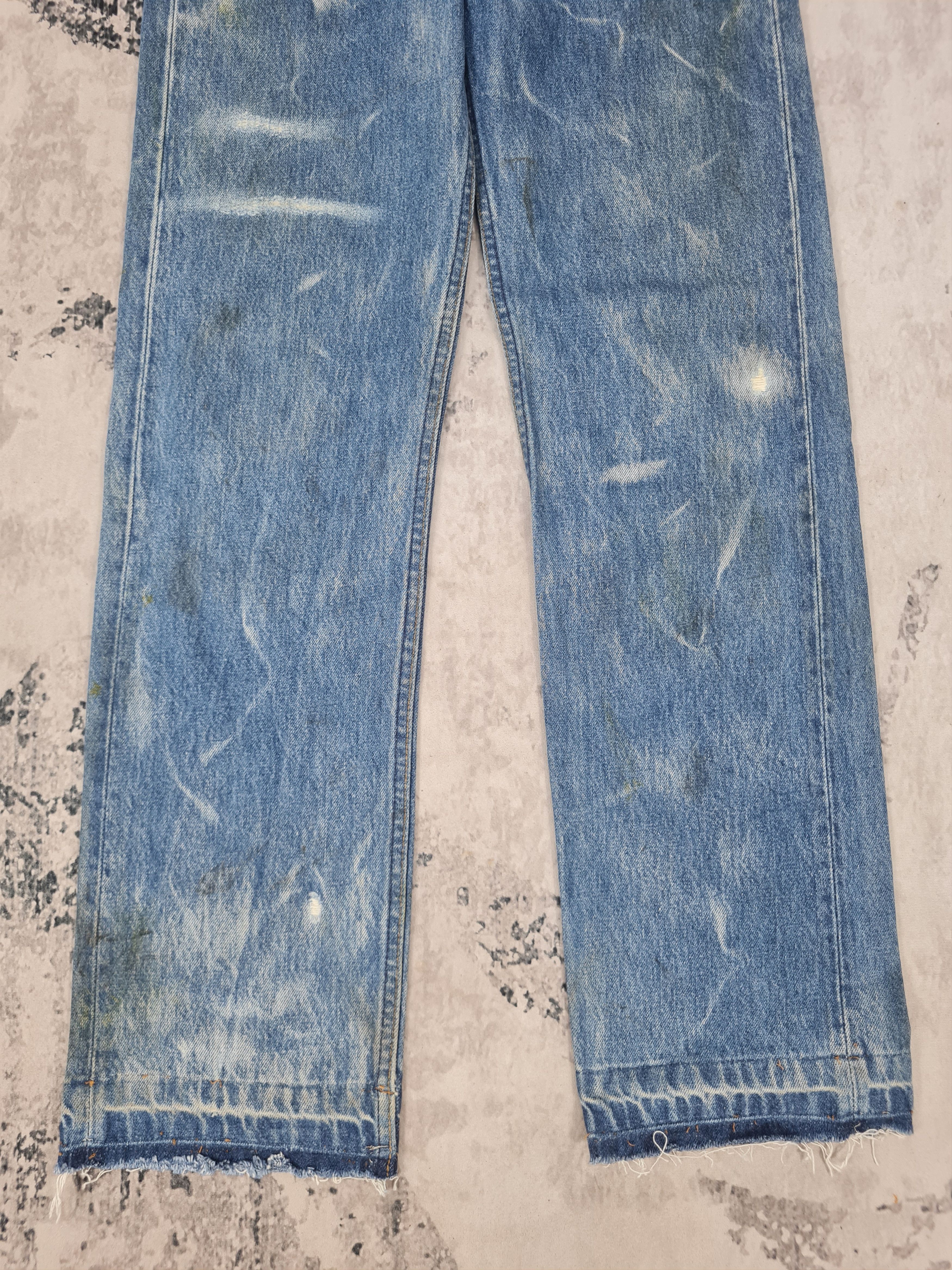 Levi's Vintage Clothing Vtg 90's LEVIS 501 Bleach Design Rust Jeans L0403 Size 30X31 Size US 30 / EU 46 - 7 Thumbnail