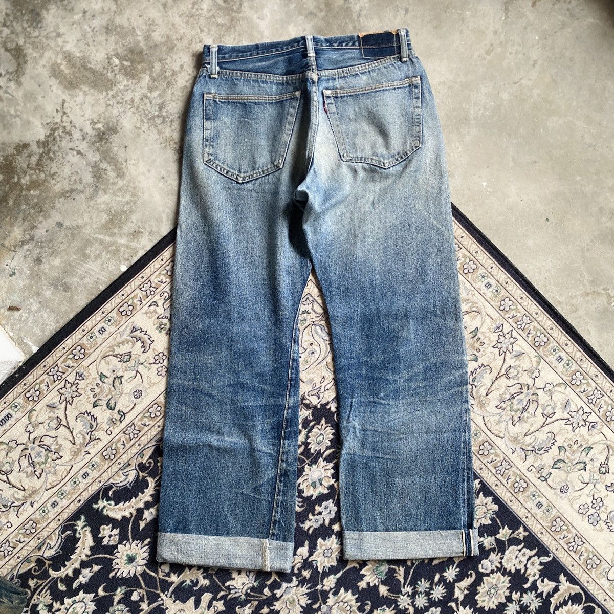 Denime Vintage Denime distressed Selvede Denim Size US 32 / EU 48 - 8 Thumbnail