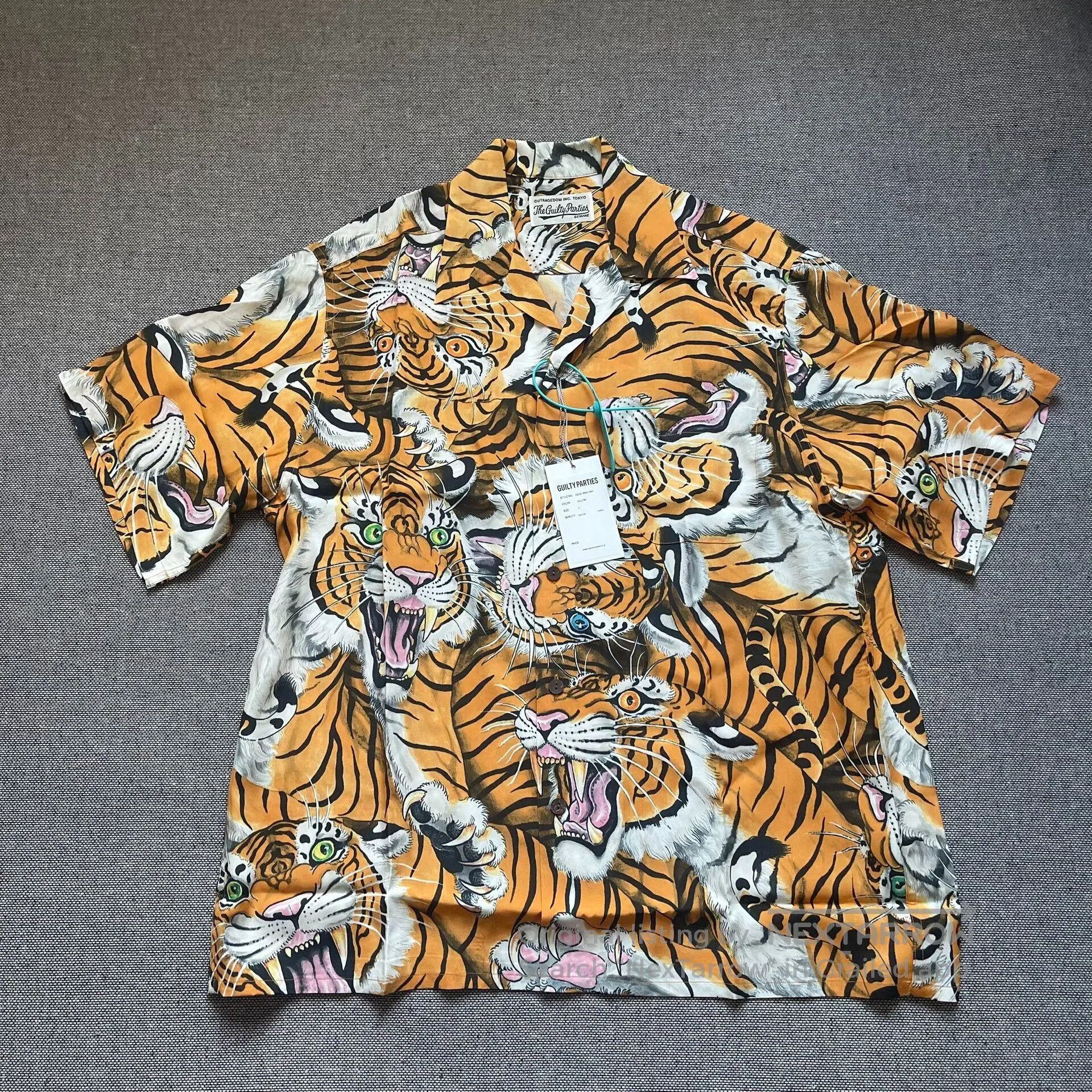 Wacko Maria Wacko Maria x Tim Lehi Tiger Hawaiian Shirt. Size US L / EU 52-54 / 3 - 1 Thumbnail