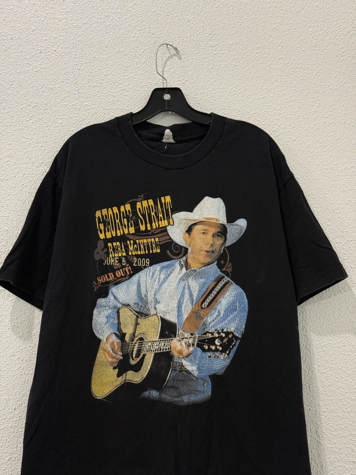 Vintage George Straight And Reba McEntire 2009 Concert Merch Large Size US L / EU 52-54 / 3 - 2 Thumbnail