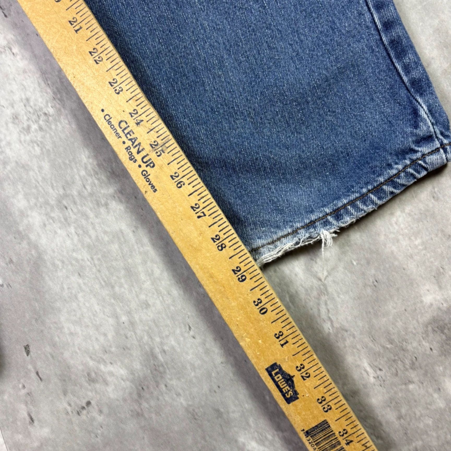 Levi's VINTAGE Levi's 550 Jeans Mens 34x30 Blue Denim Medium Wash Relaxed Fit Tapered Leg 5-Pocket Denim Size US 34 / EU 50 - 6 Thumbnail