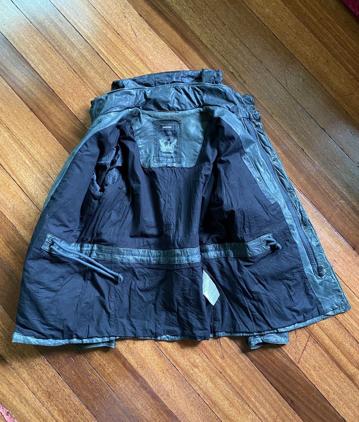 Diesel Archive Diesel Cargo Leather Jacket Size US S / EU 44-46 / 1 - 16 Thumbnail