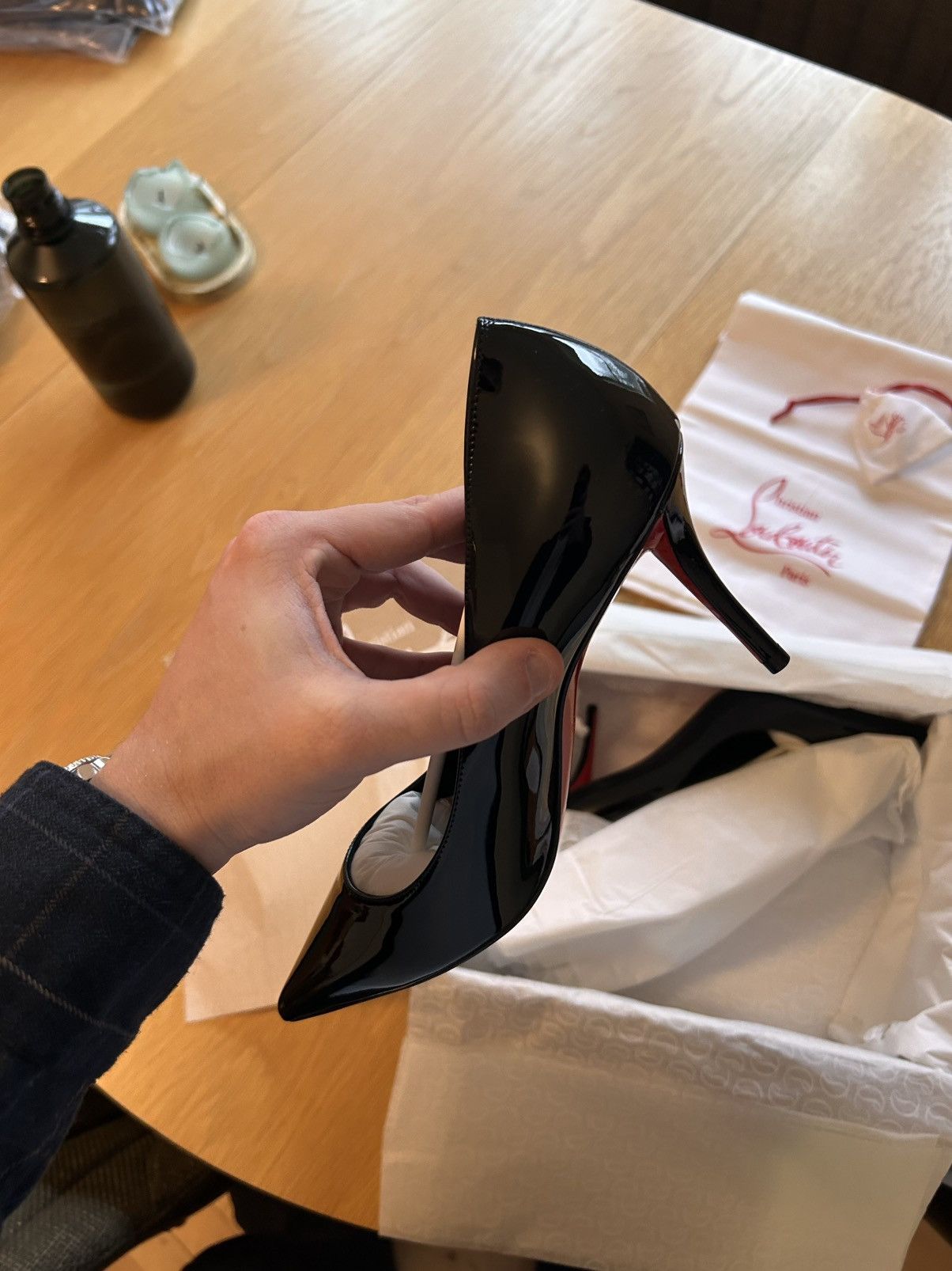 Christian Louboutin Christian Louboutin Miss Z 80 Patent Leather Pumps Size US 6 / IT 36 - 4 Thumbnail