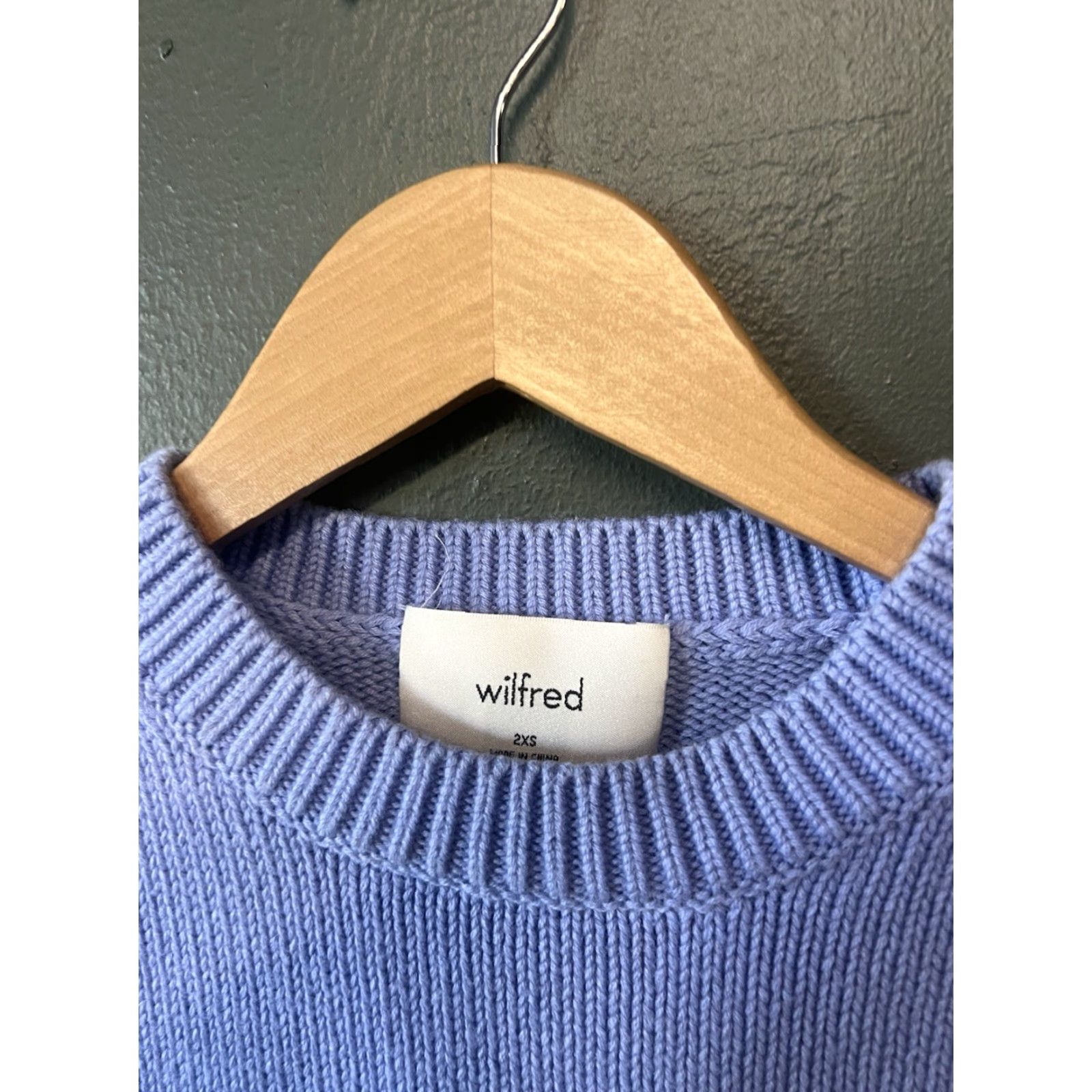 Vintage Wilfred Purple Ribbed Sleeveless Knit Vest 2XS Womens Crew Neck Vest Knit Shirt Size XXS / US 00 / IT 34 - 3 Thumbnail
