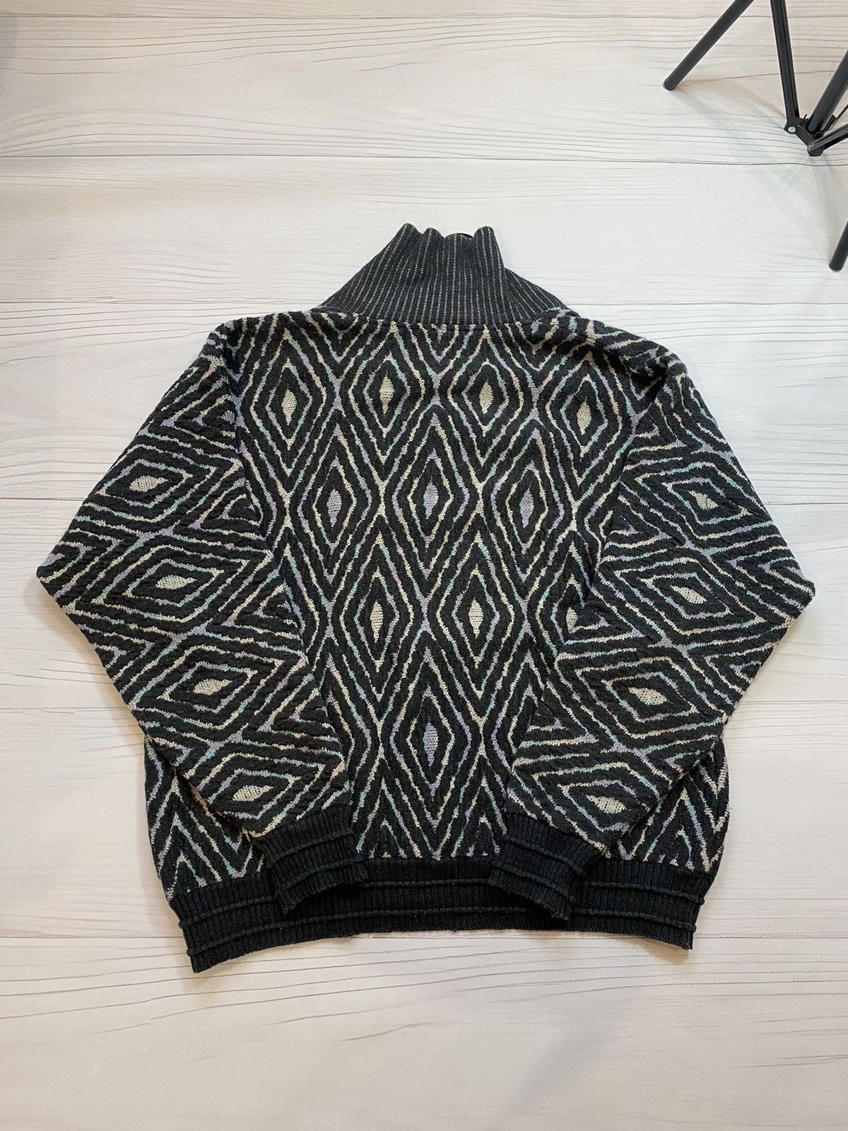 Carlo Colucci Vintage Rare Carlo Colucci V-neck design sweater Size US L / EU 52-54 / 3 - 2 Thumbnail