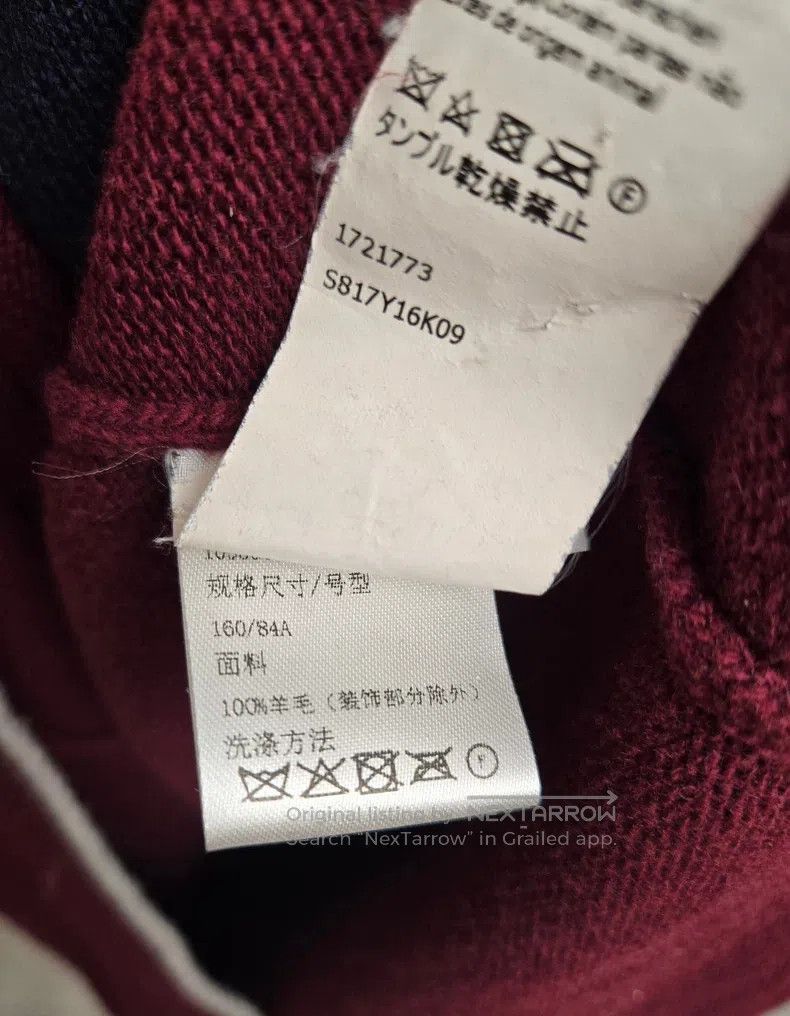Loewe Loewe Burgundy wool cardigan Size S / US 4 / IT 40 - 7 Thumbnail