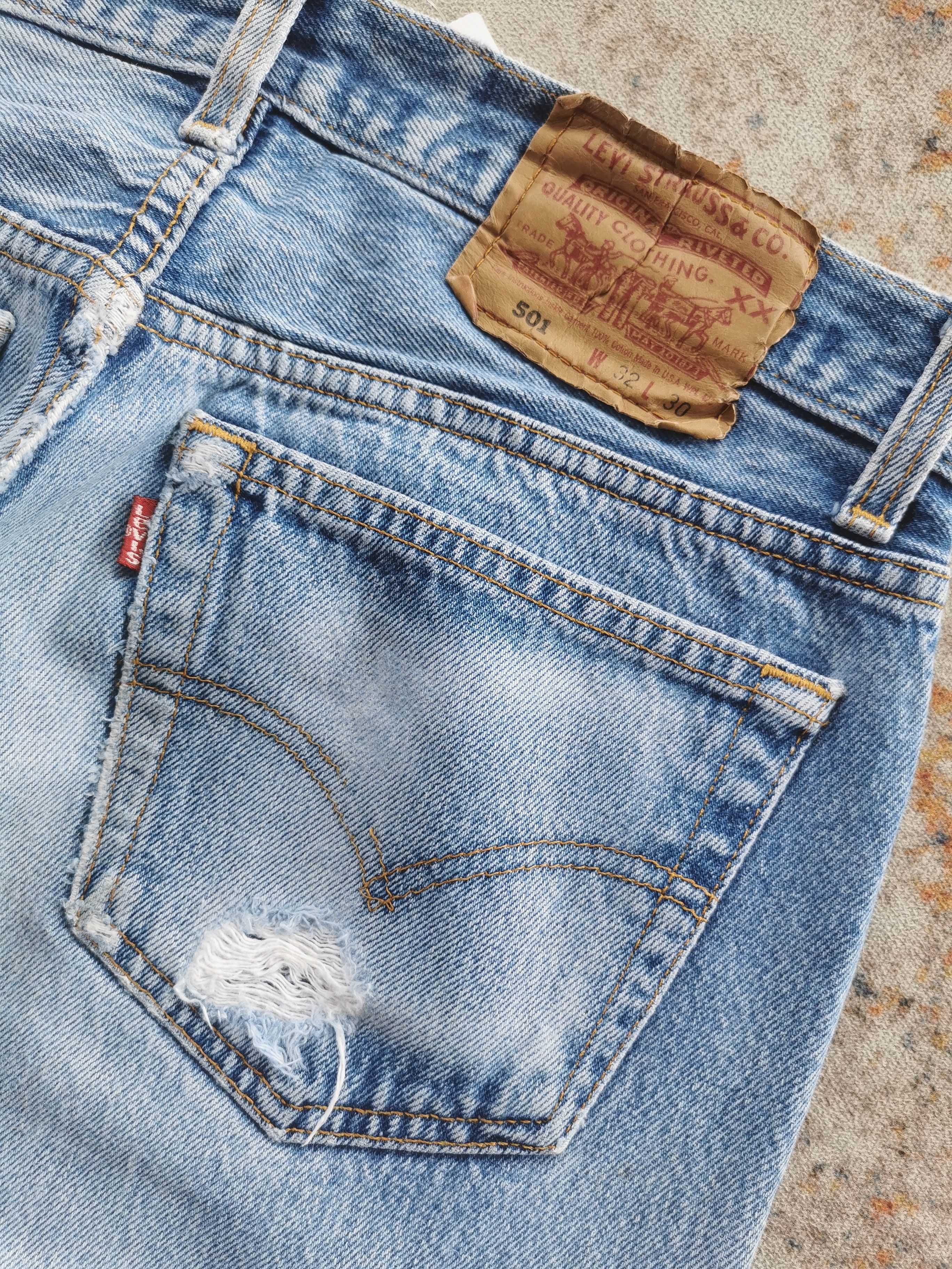 Levi's 90s Vintage Levis 501 Jeans Size US 30 / EU 46 - 11 Thumbnail