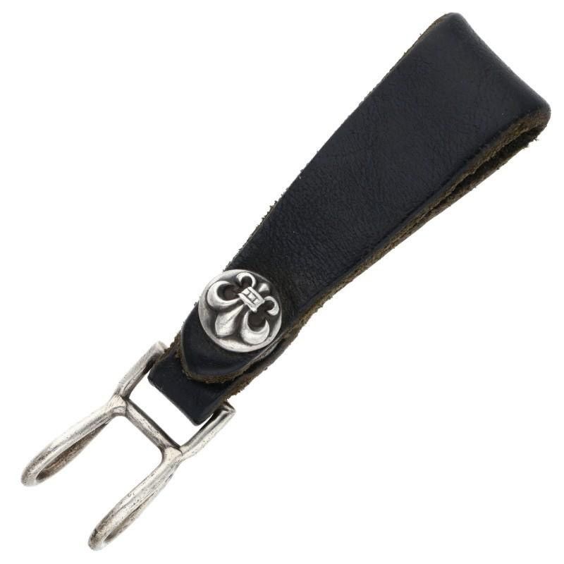 Chrome Hearts PLUS BELT LOOP LEATHER KEYCHAIN | Grailed