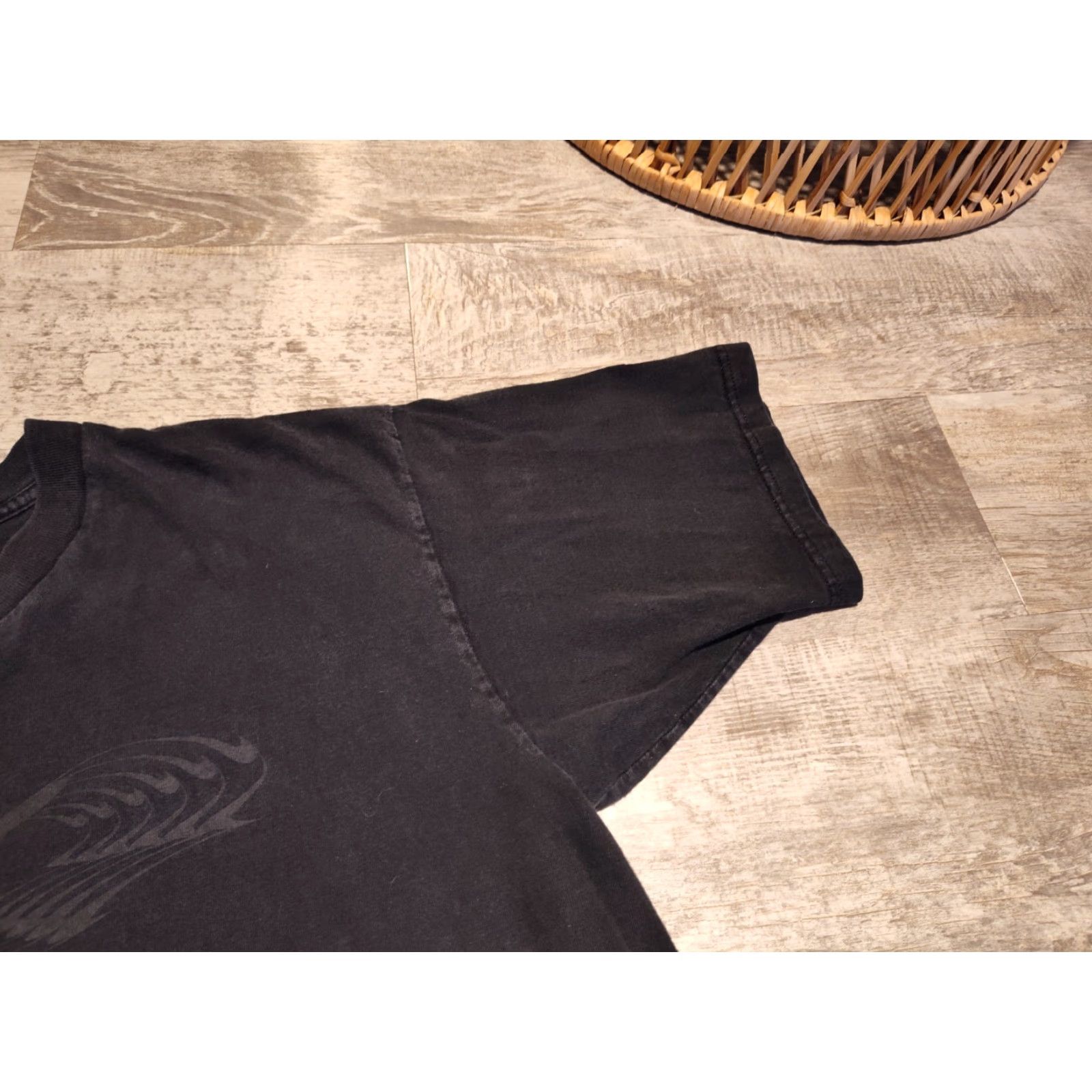 Harley Davidson VINTAGE 90s HARLEY DAVIDSON MOTORCYCLE T-Shirt XL Black Biker Macedonia Mens Size US XL / EU 56 / 4 - 5 Thumbnail