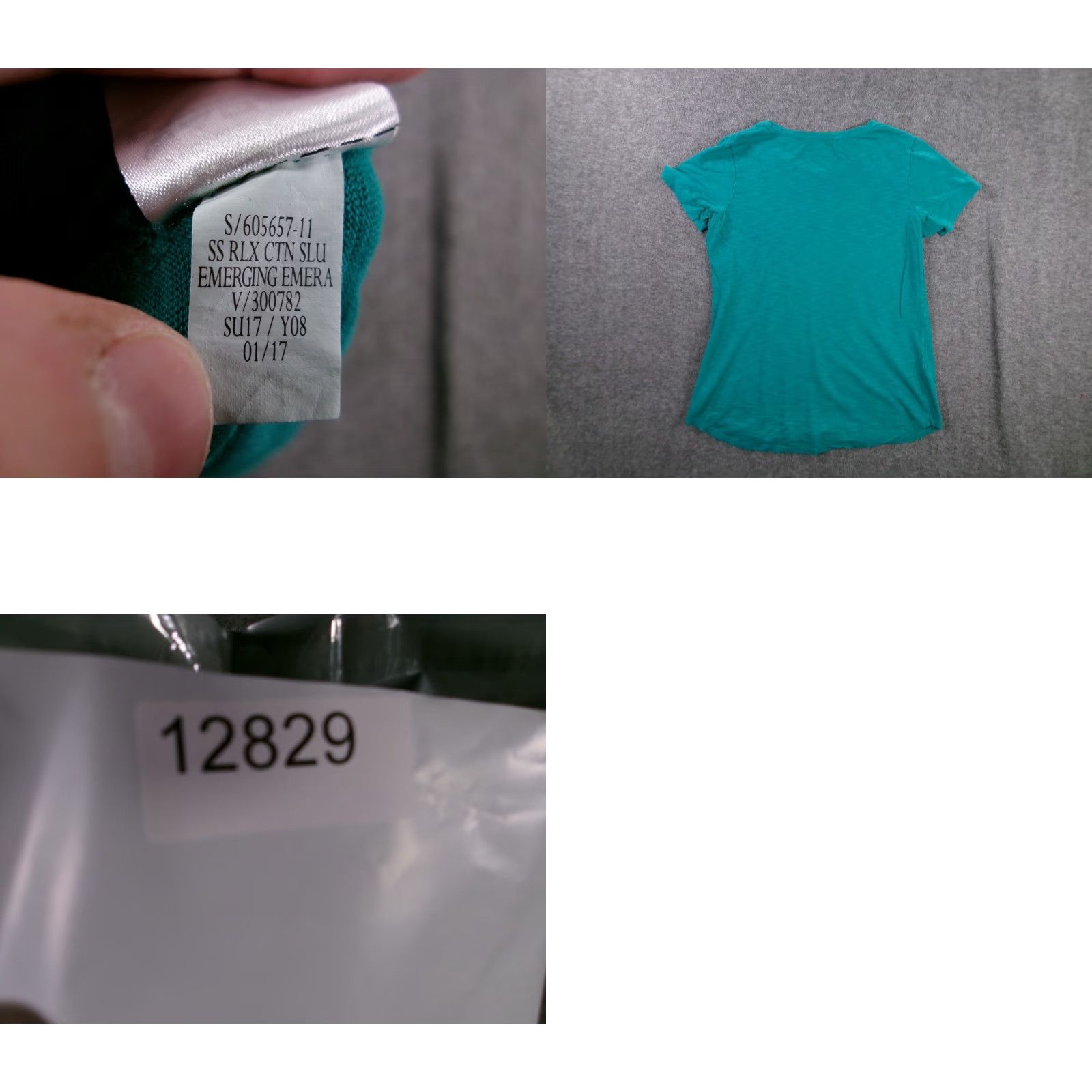 Old Navy Old Navy T-Shirt Women M Tall Green Basic Classic Casual Short Sleeve Pullover 100% Cotton Easy Care Workwear Day Clothing Size M / US 6-8 / IT 42-44 - 8 Thumbnail