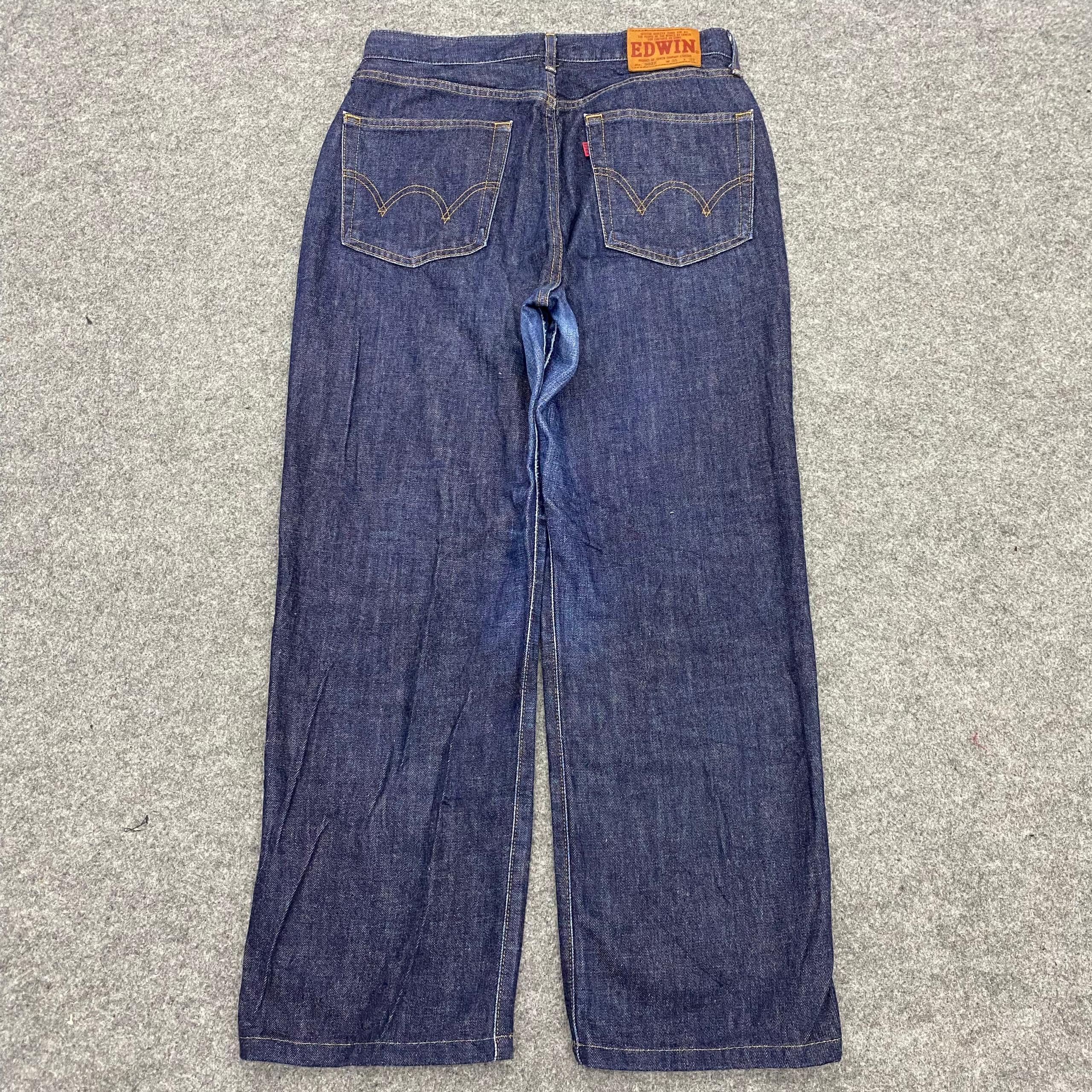Edwin 💥Best Offer💥Vintage Edwin 503 Distressed Denim Size US 32 / EU 48 - 3 Thumbnail