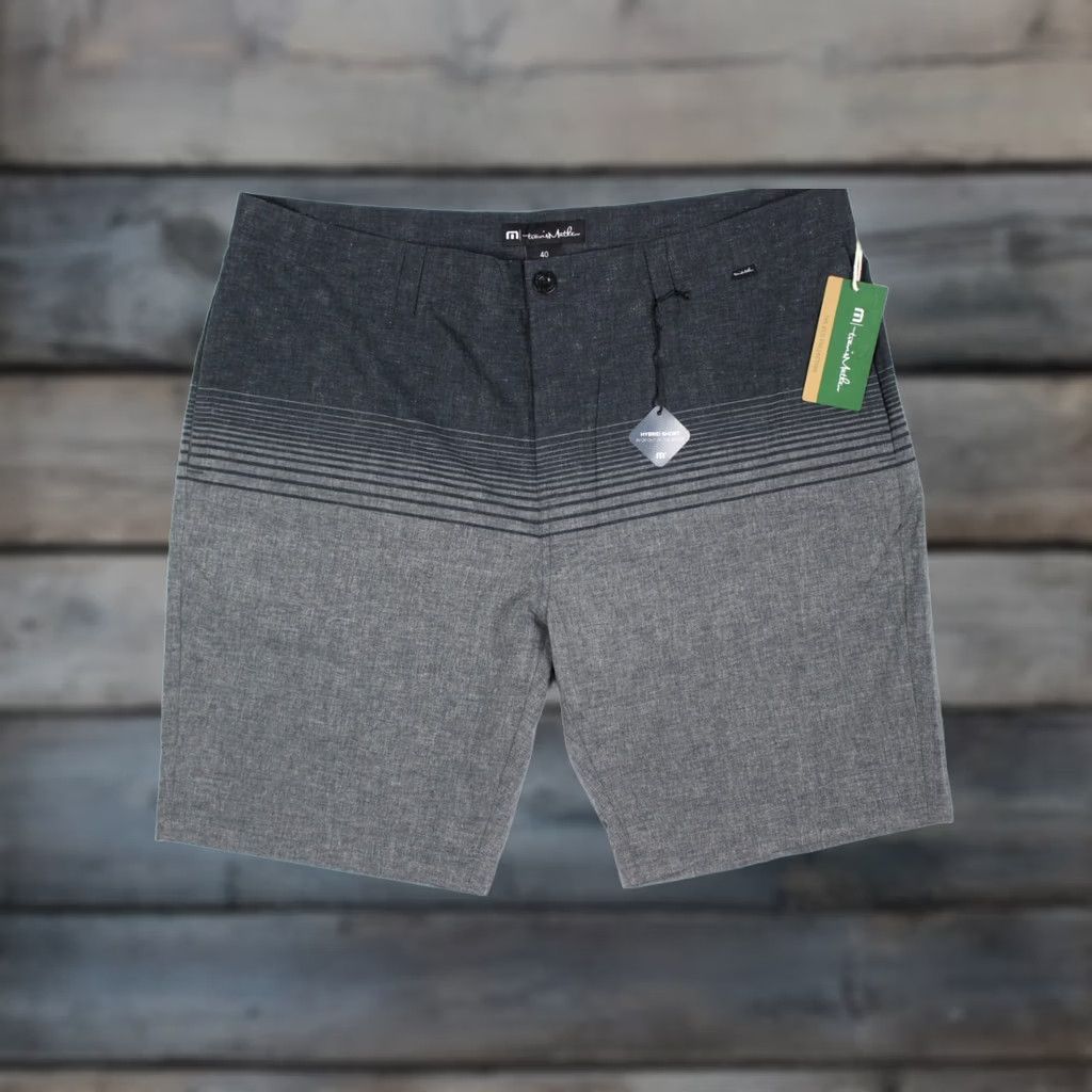 TravisMathew Travis Mathew Men's Playa Del Carmen Hybrid Shorts 40 Heather Quite Shade IMY305 Size US 40 / EU 56 - 1 Thumbnail