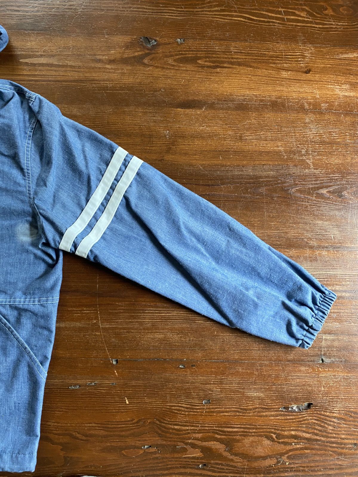 Bloomingdale's Vintage 80’s Bloomingdale’s Blue Full Zip Light Hood Jacket Size US S / EU 44-46 / 1 - 7 Thumbnail