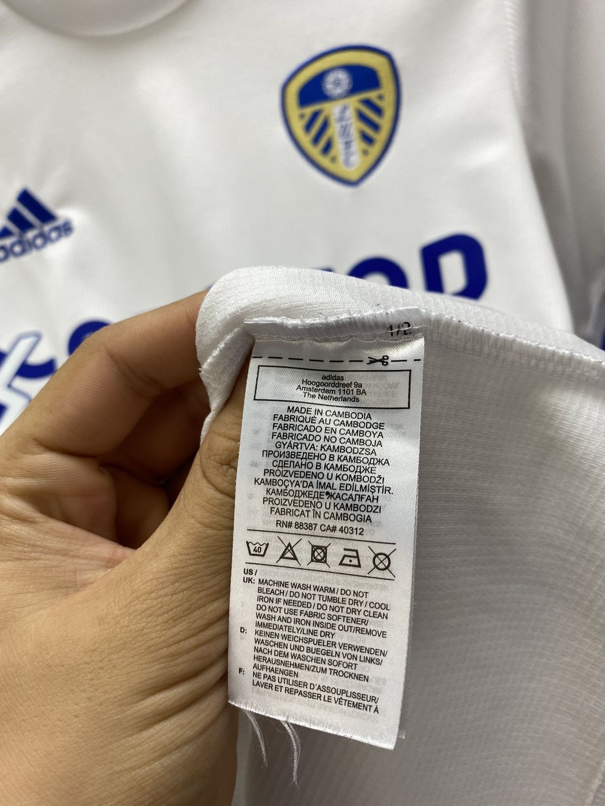 Adidas Adidas Leeds United Football Home Jersey 2020 2021 Football Size US S / EU 44-46 / 1 - 12 Thumbnail