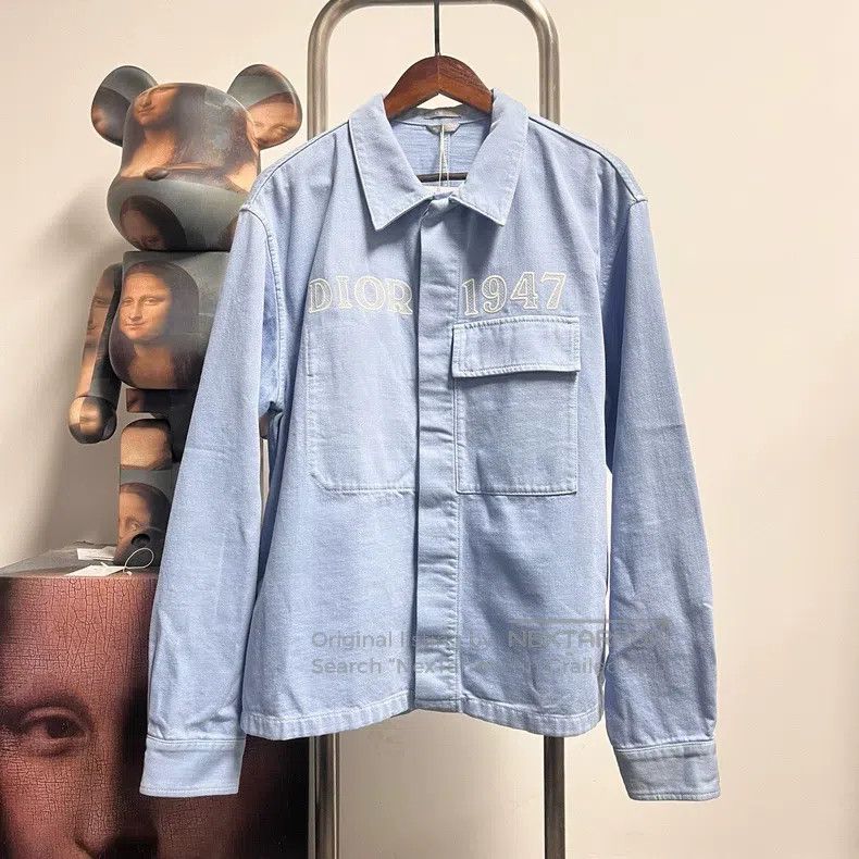 Dior Dior Old 1947 embroidered denim jacket Size US M / EU 48-50 / 2 - 1 Thumbnail