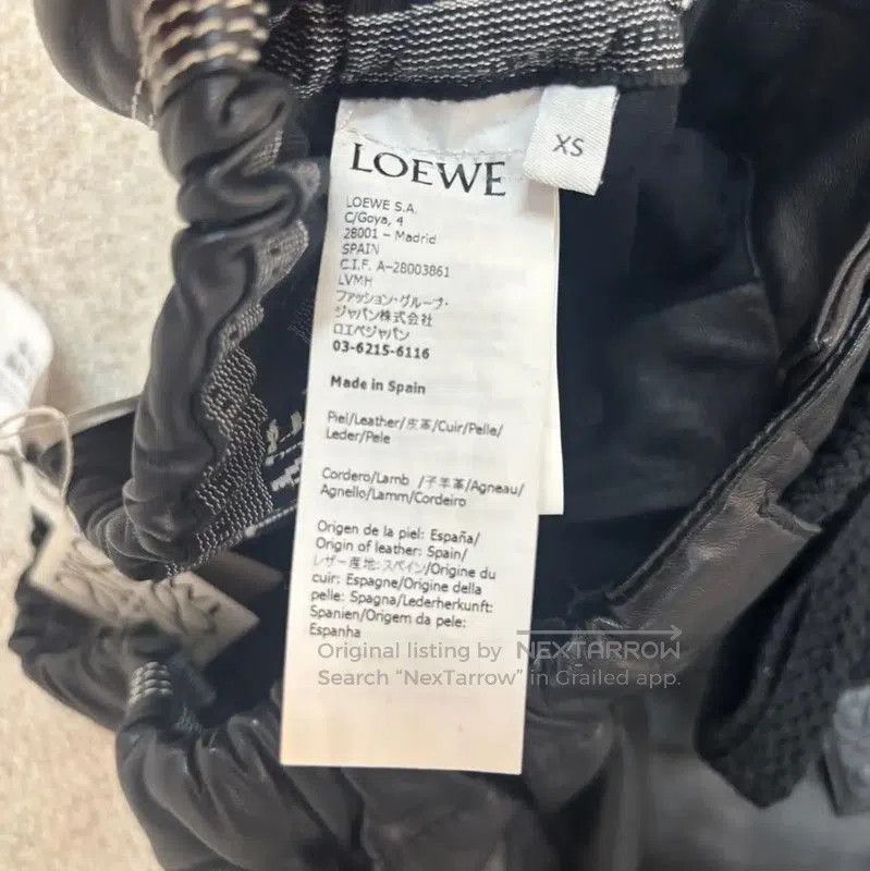Loewe Loewe Black Leather Women's Shorts . Size 27" / US 4 / IT 40 - 4 Thumbnail