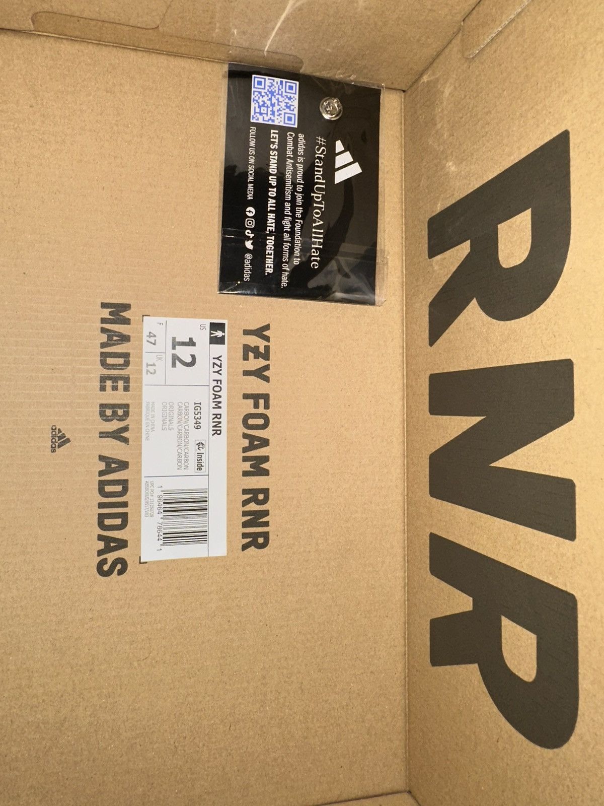 Adidas × Yeezy ADIDAS YEEZY FOAM RNR SIZE 12 Size US 12 / EU 45 - 17 Thumbnail