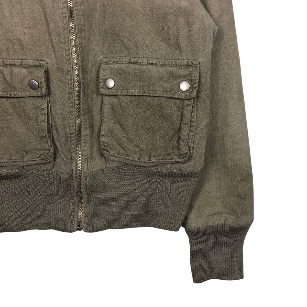 Japanese Brand 📌Vintage Cropped Biker Bomber Jacket Tactical Issey Miyake Size US M / EU 48-50 / 2 - 6 Thumbnail