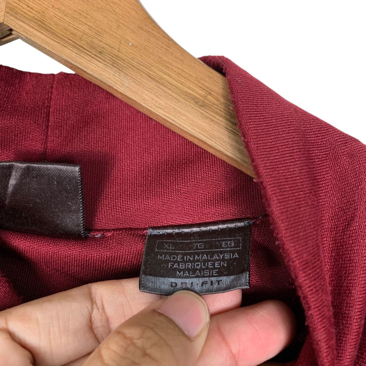 Nike × Tiger Woods Nike Tiger Woods Mock Turtleneck Maroon Shirt #1494-C67 Size US XL / EU 56 / 4 - 13 Thumbnail