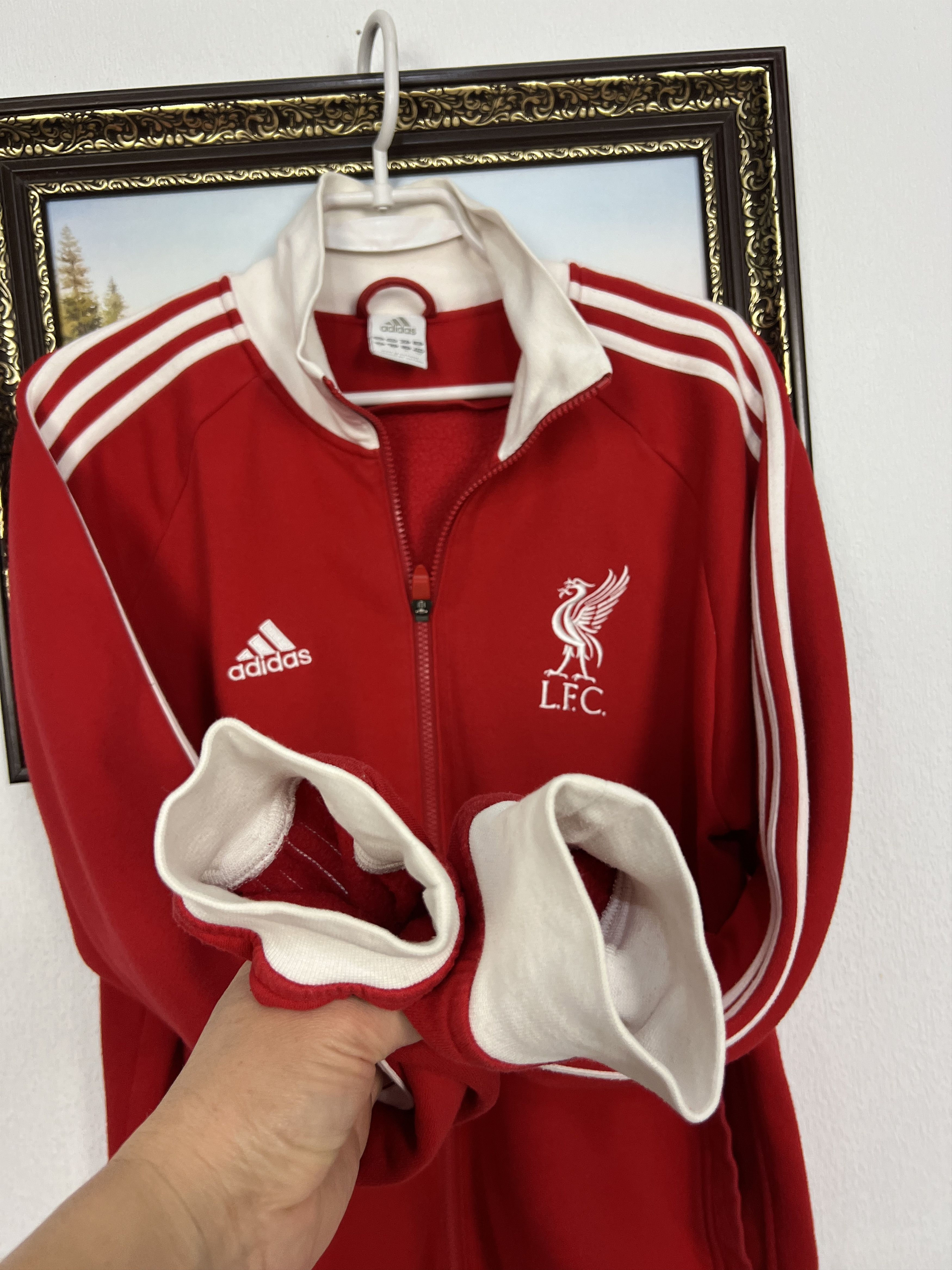 Adidas Vintage Liverpool Football Jacket Soccer Track Top Zip Size US S / EU 44-46 / 1 - 6 Thumbnail