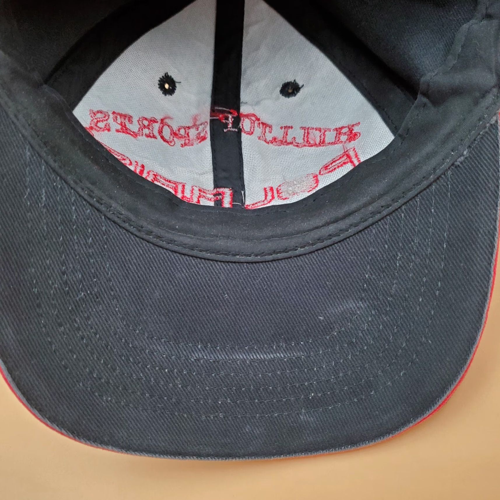 Vintage VINTAGE Polaris Hat Cap Black Red Adjustable Strapback Mens Baseball Hilltop Polaris MN Size ONE SIZE - 5 Thumbnail