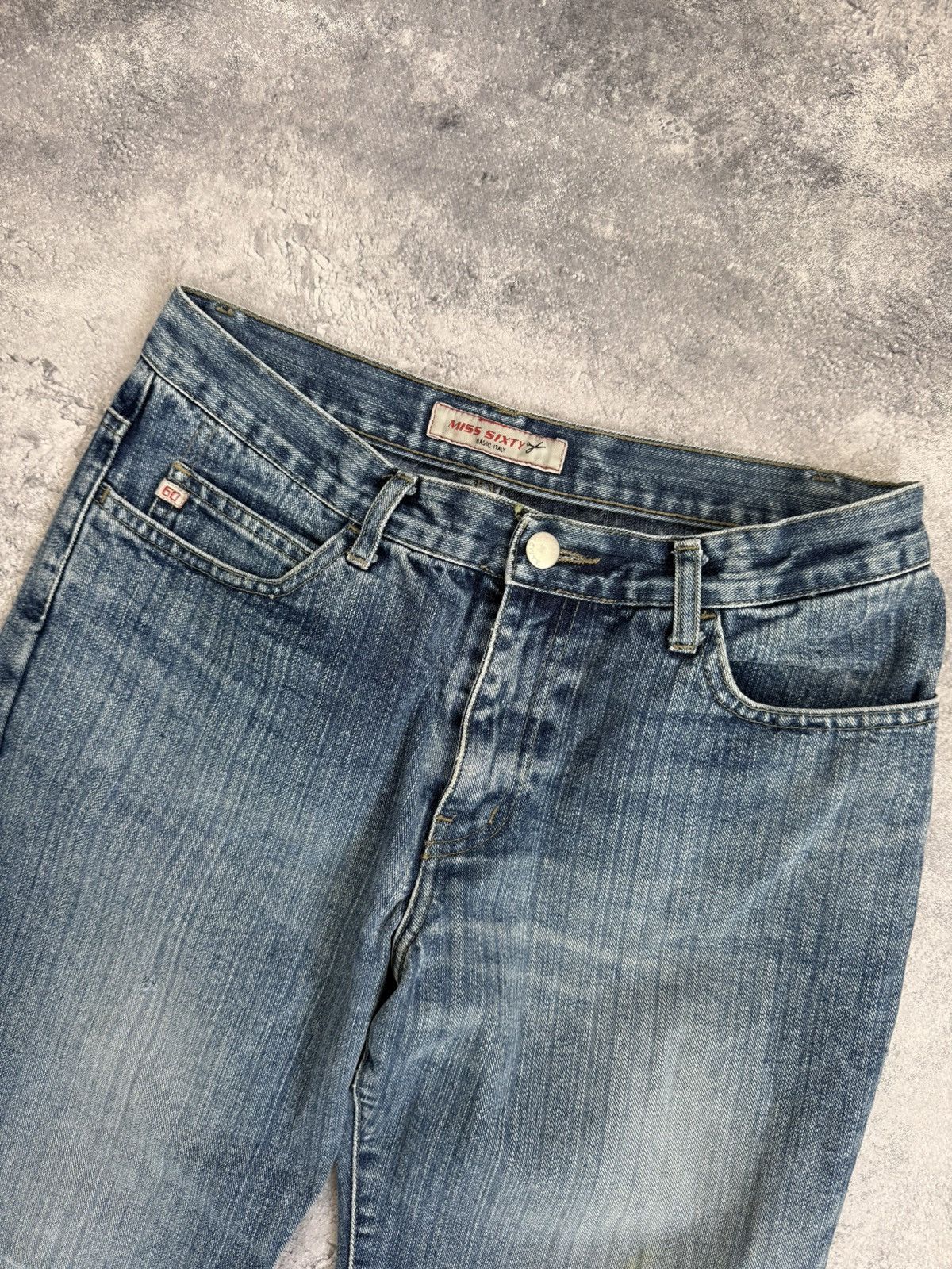 Miss Sixty Vintage Y2K Miss Sixty Flared Low Rise Jeans Hype Streetwear Size 29" - 20 Thumbnail