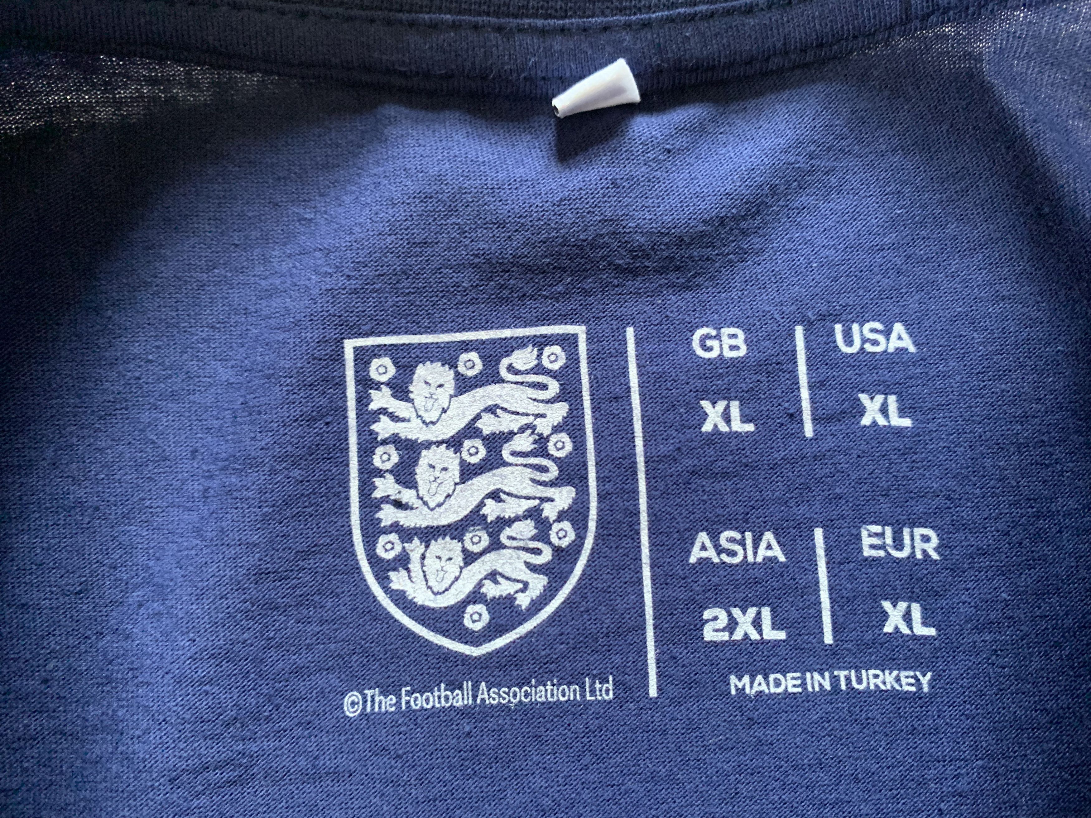 Other England National Football Team Cotton Big Print T Shirt Size US XL / EU 56 / 4 - 6 Thumbnail