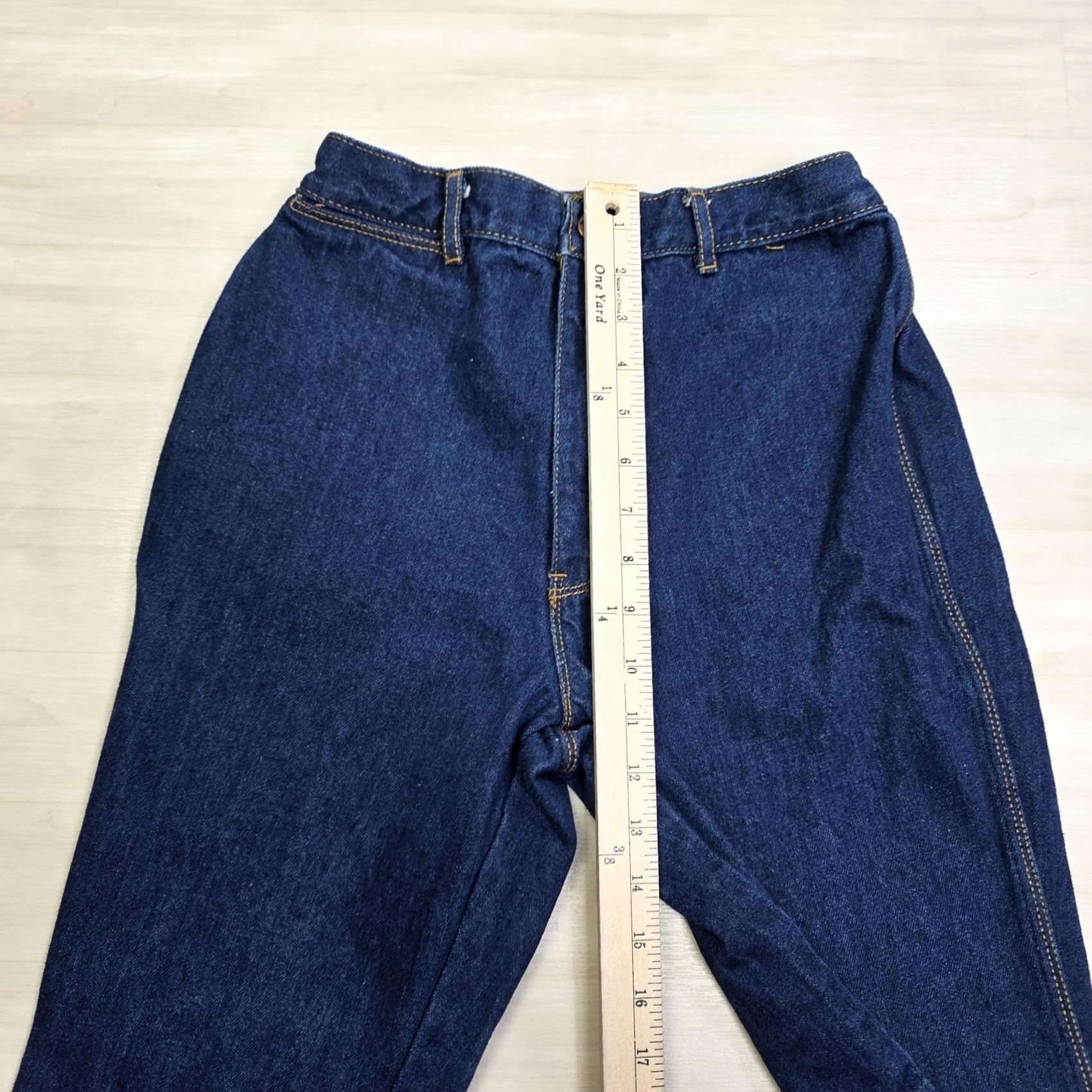 Gloria Vanderbilt VINTAGE Gloria Vanderbilt Jeans Indigo High Waist 24 x 34 70s 80s Womens Size 42" / US 20 - 5 Thumbnail